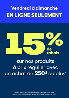 Preview of leaflet Rona circulaire from shop Rona is valid from Sep 17, 2026