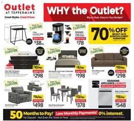 Preview of leaflet Tepperman's outlet from shop Tepperman's is valid from Aug 07, 2026