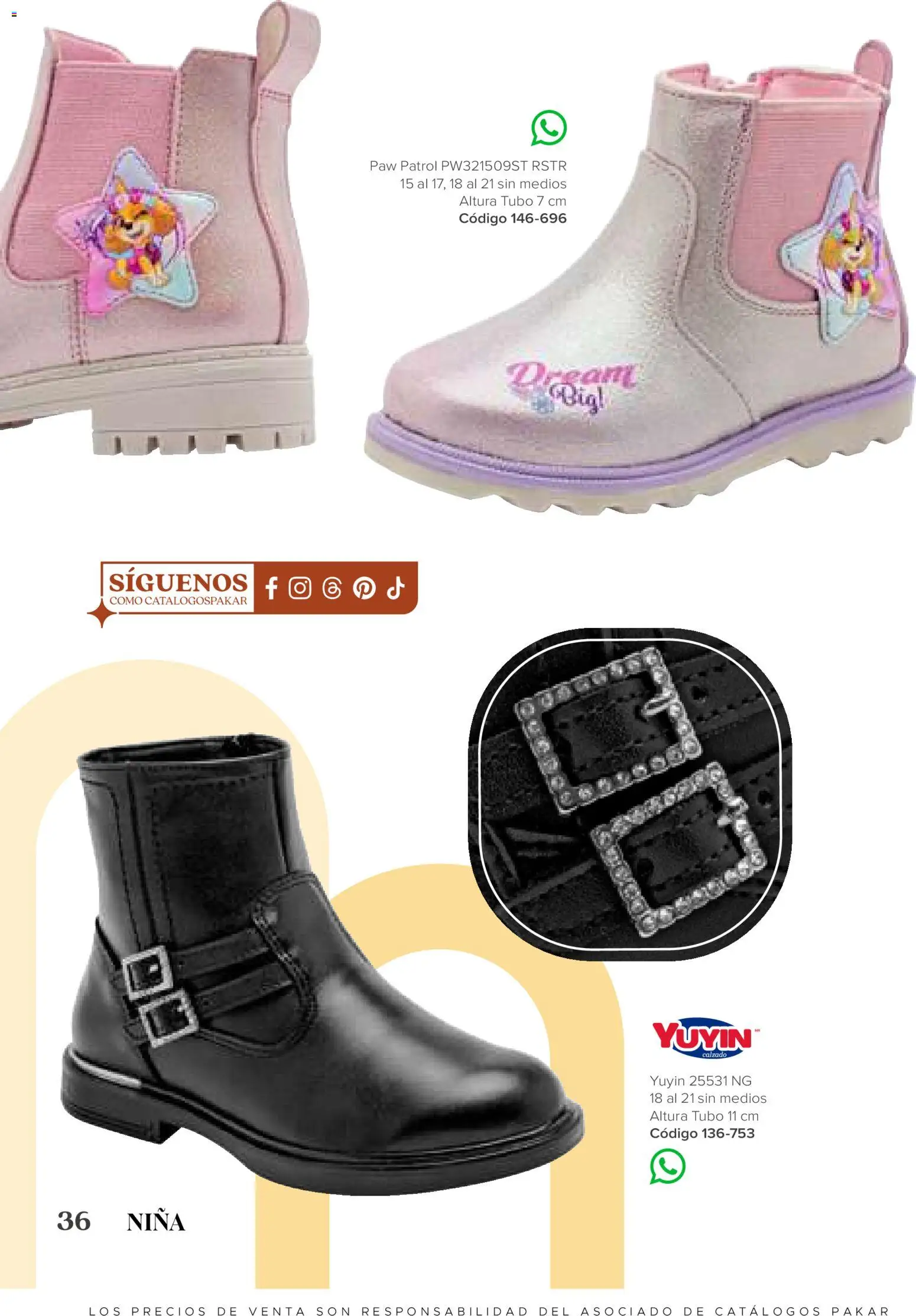 Vista previa las ofertas de la tienda SC Pakar - SC Pakar catálogo Niña desde el 31/07/2026 