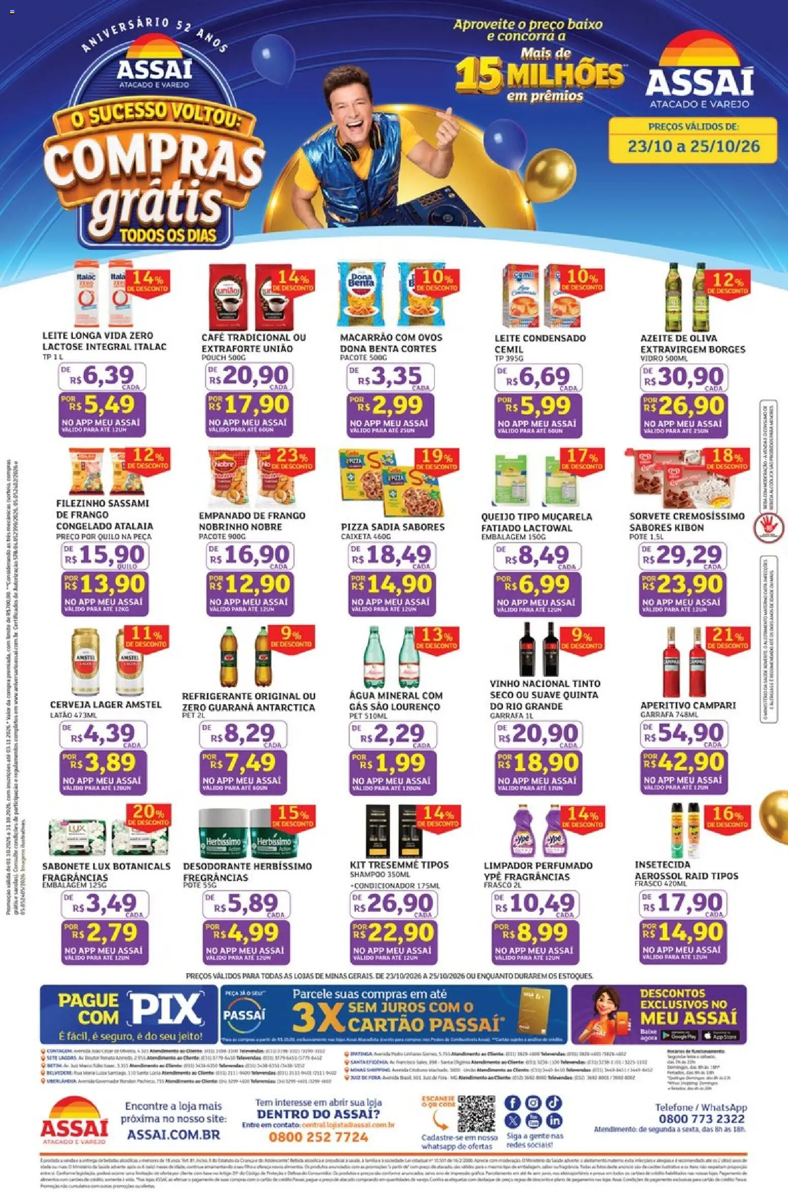 Pré-Visualização do folheto "Assaí Atacadista ofertas - MG" da loja Assaí Atacadista válido a partir de 23/10/2026
