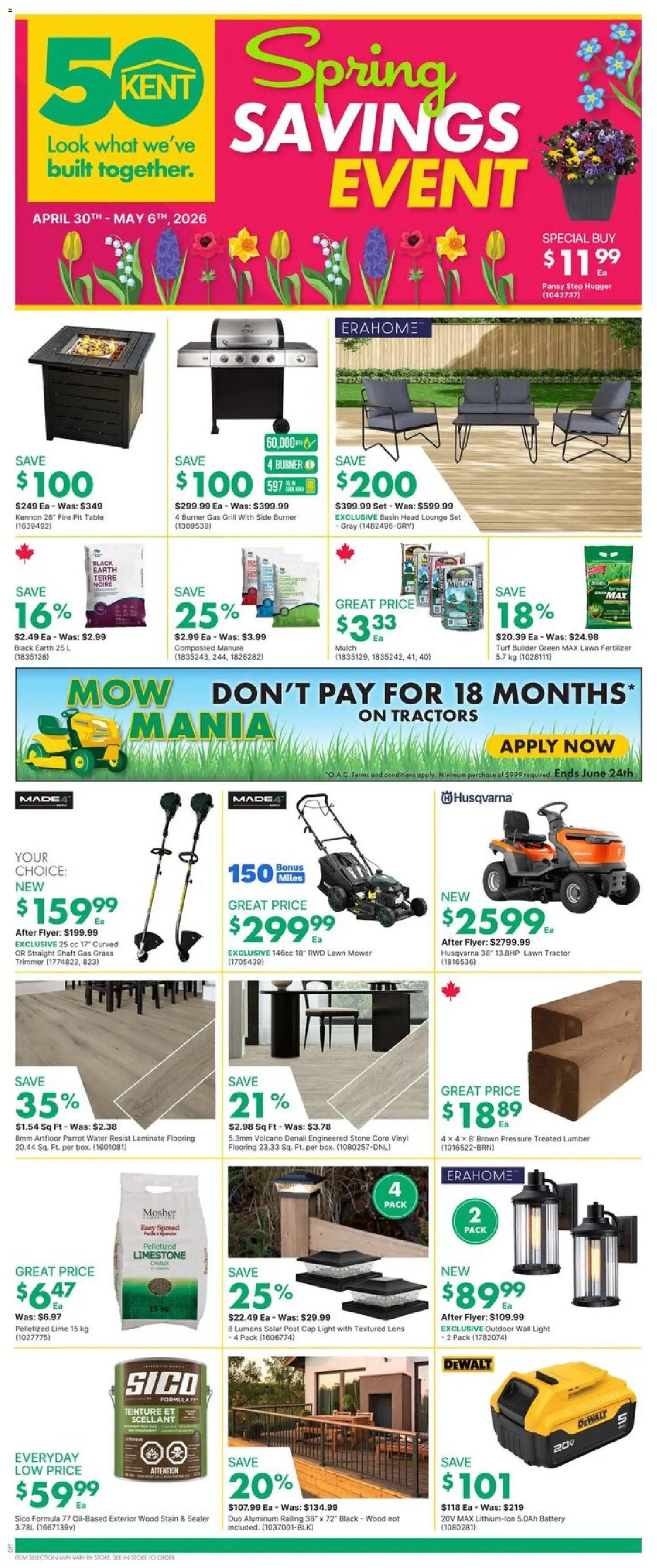 Preview of leaflet Kent weekly flyer - NB from shop Kent is valid from Apr 30, 2026