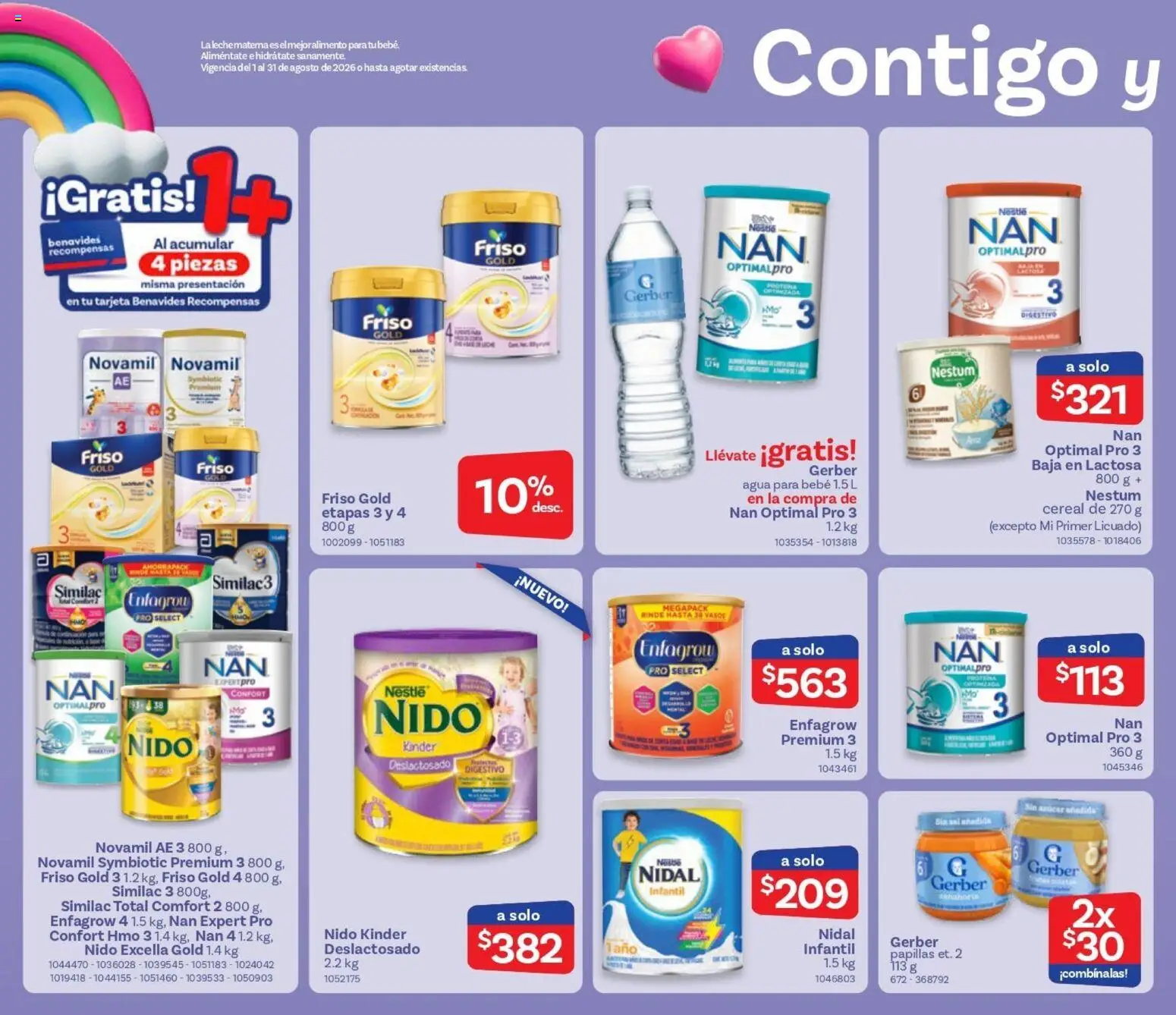 Vista previa las ofertas de la tienda Farmacia Benavides - Farmacia Benavides catálogo desde el 01/08/2026 