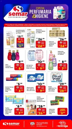 Pré-Visualização do folheto "Semar Supermercado ofertas Especial Perfumaria e Higiene" da loja Semar Supermercado válido a partir de 11/08/2026