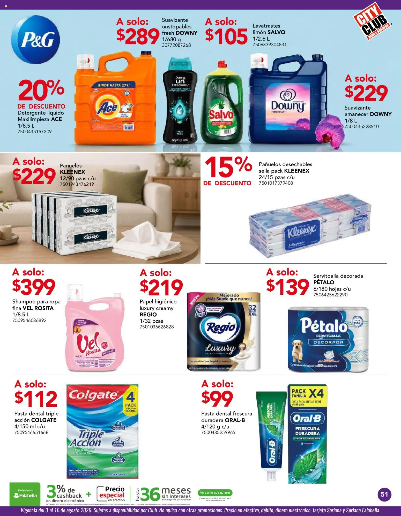 Vista previa las ofertas de la tienda City Club - City Club catálogo desde el 03/08/2026 