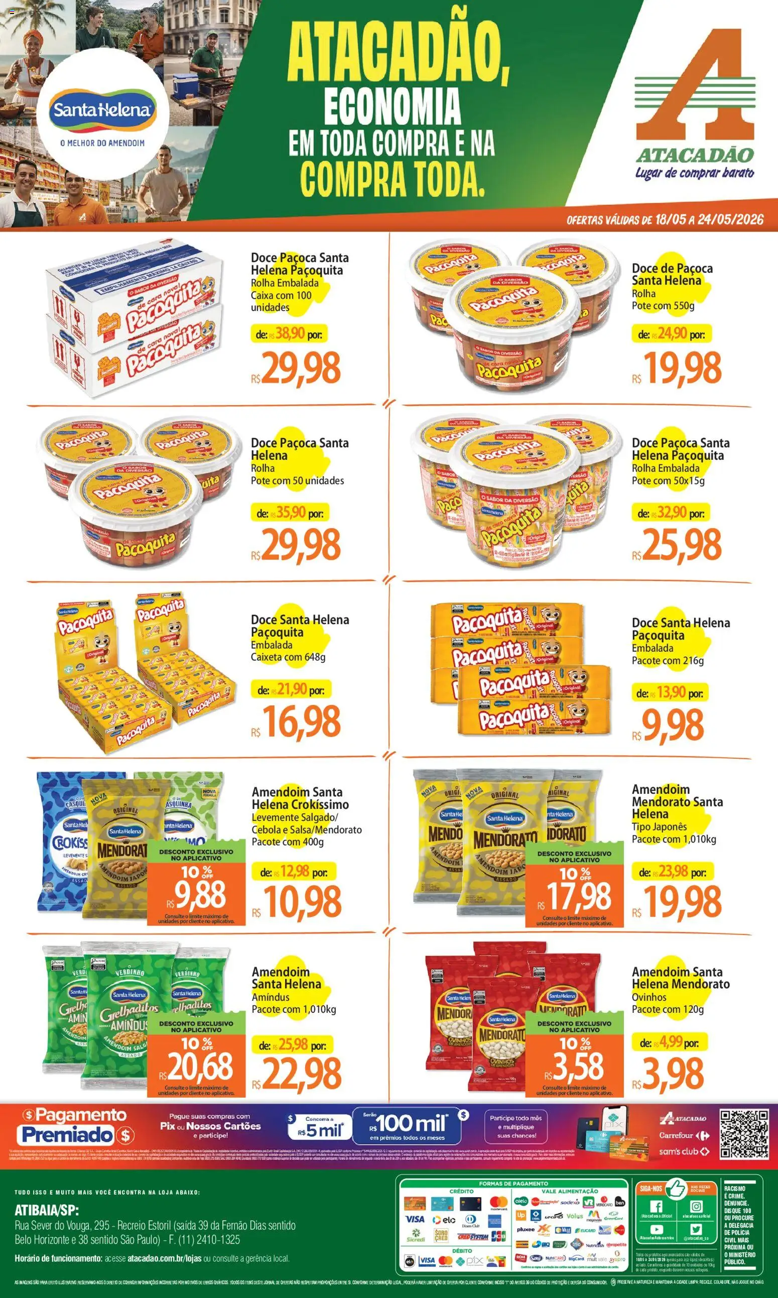 Pré-Visualização do folheto "Atacadão ofertas - SP" da loja Atacadão válido a partir de 18/05/2026