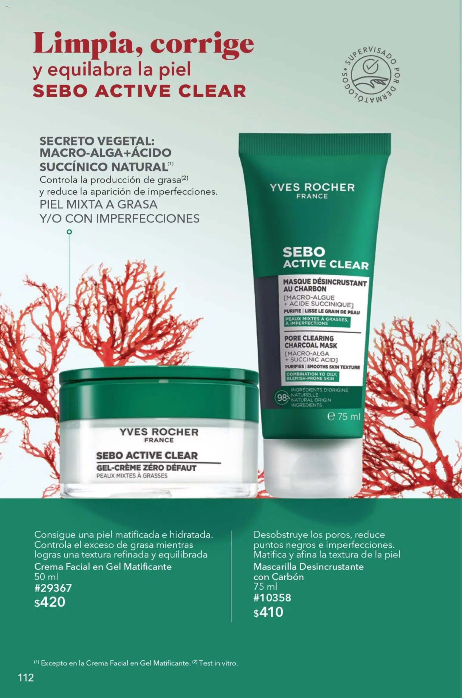 Vista previa las ofertas de la tienda Yves Rocher - Yves Rocher campaña 9 2026 desde el 23/06/2026 - Crema, Mascarilla, Crema facial