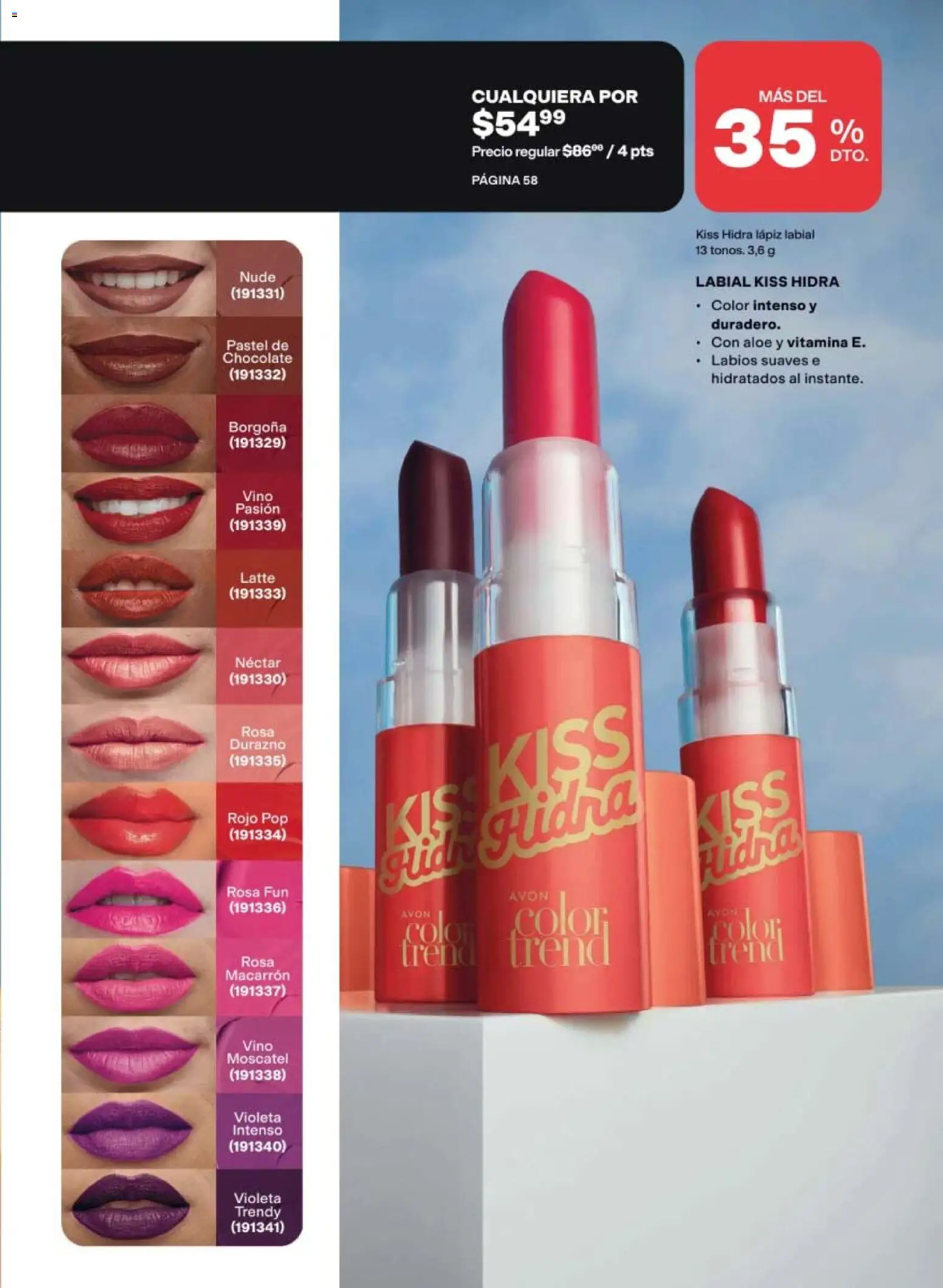 Vista previa las ofertas de la tienda AVON - AVON campaña 12 2026 desde el 31/07/2026 