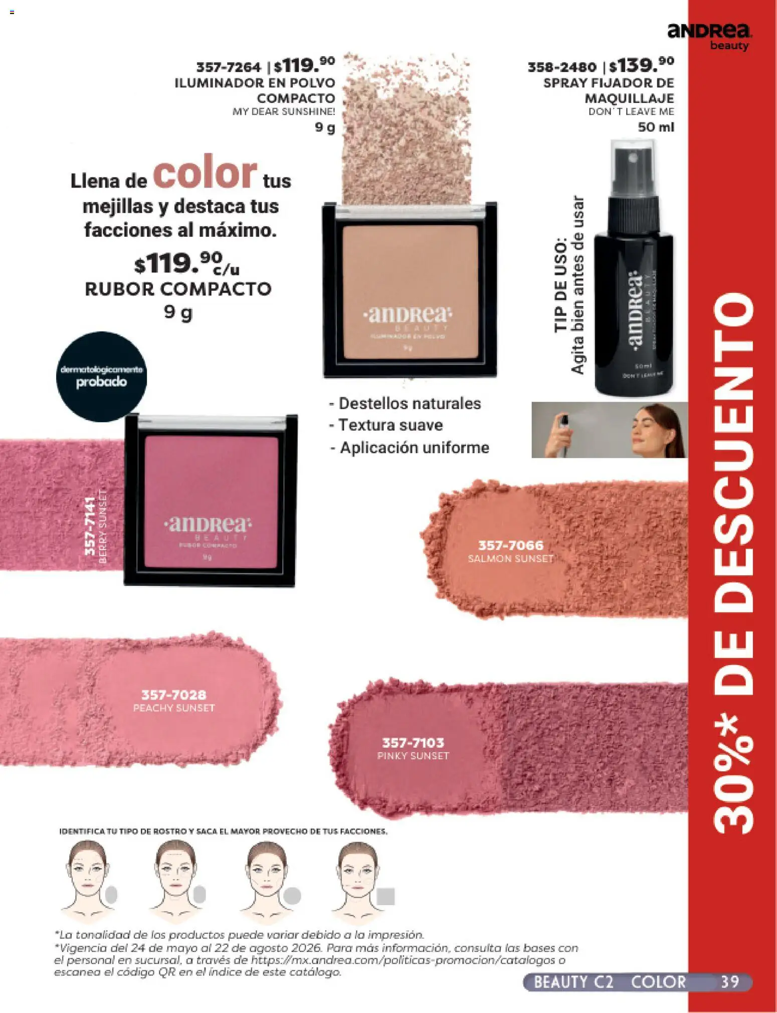 Vista previa las ofertas de la tienda Andrea - Andrea catálogo Beauty desde el 24/05/2026 