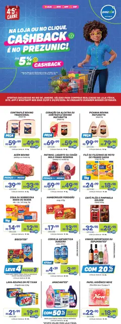 Pré-Visualização do folheto "Prezunic ofertas" da loja Prezunic válido a partir de 23/09/2026