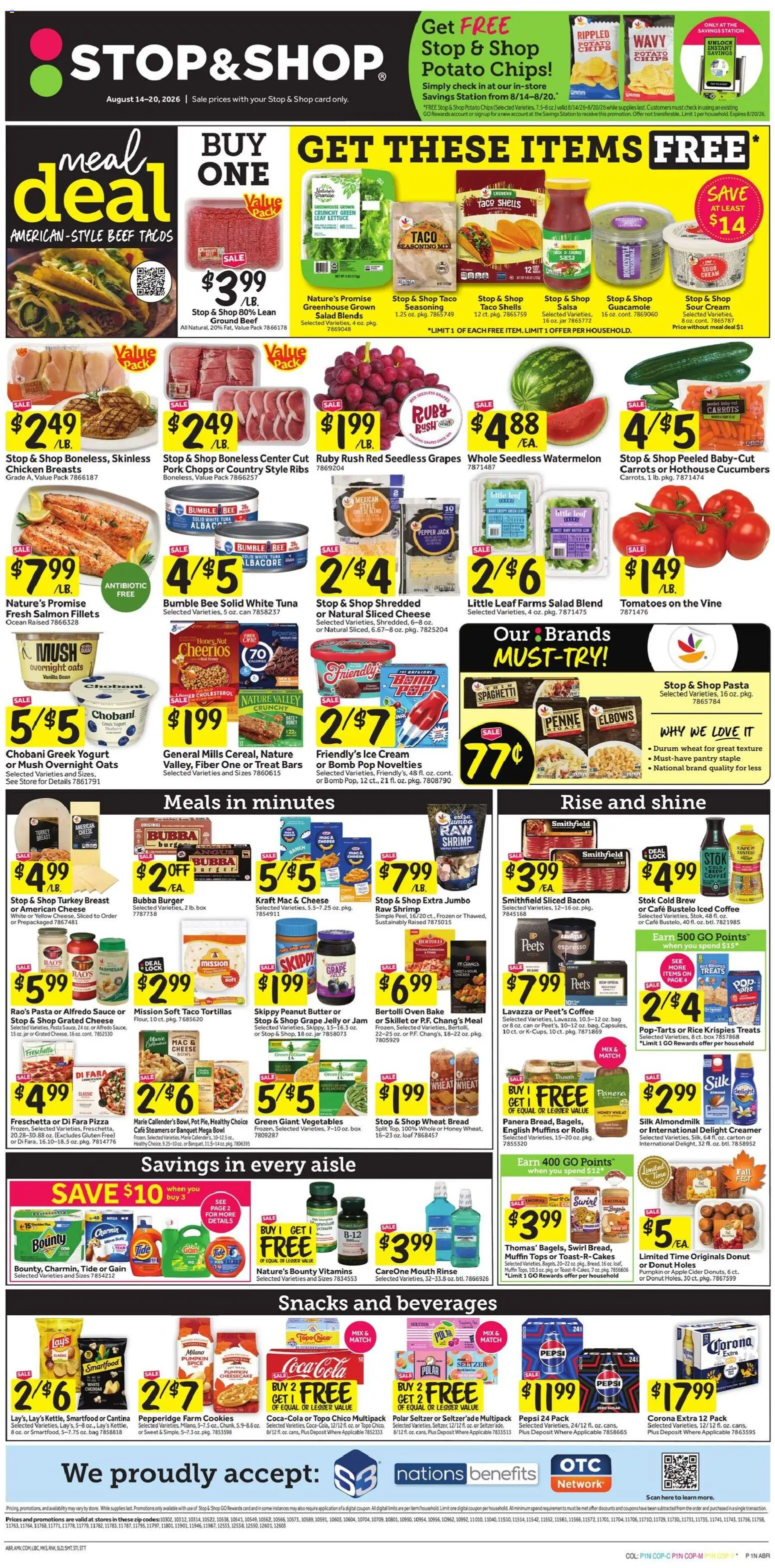 Ad Preview of Stop & Shop Stop & Shop Weekly Circular - NY from 08/14/2026
