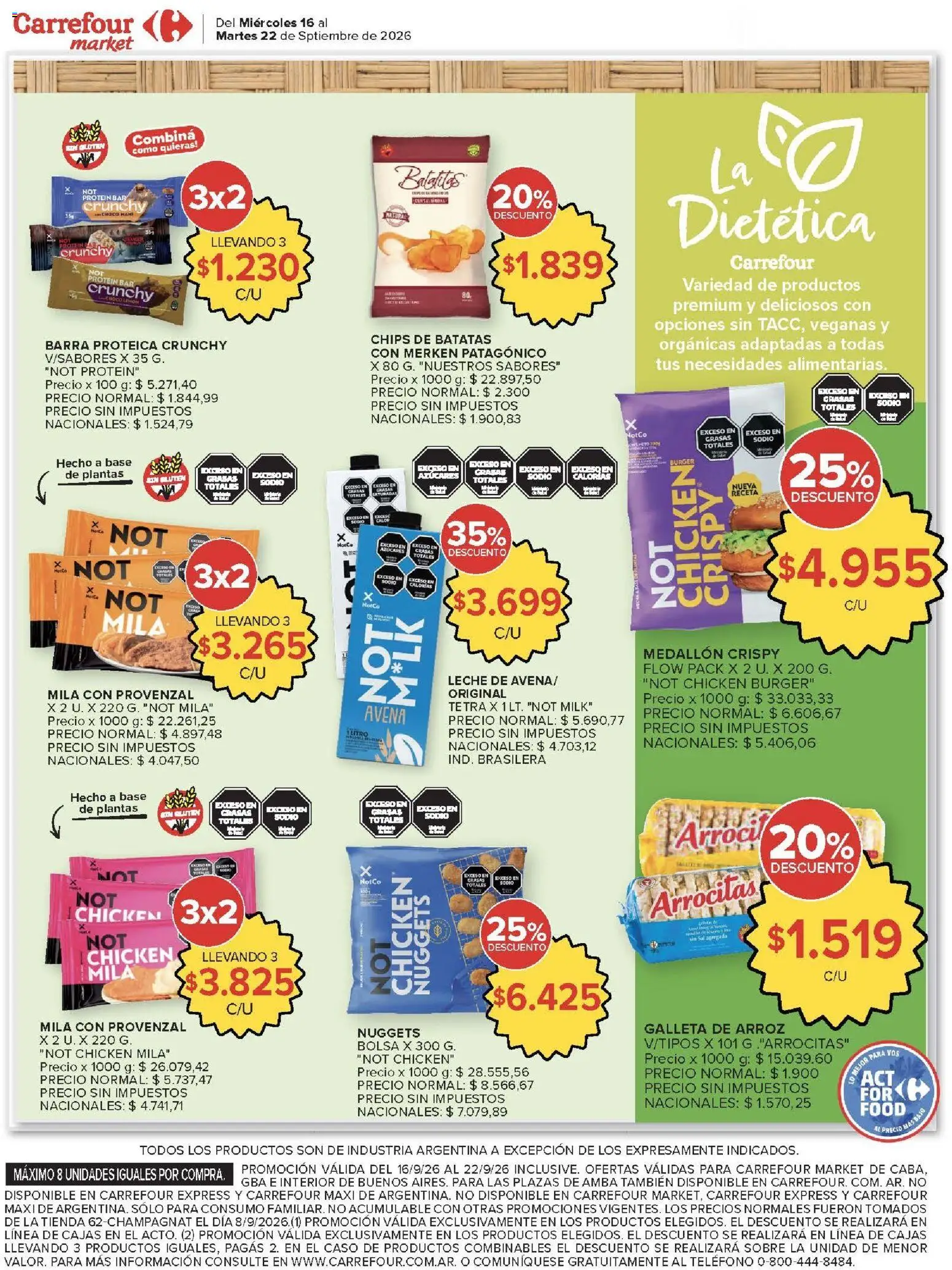 Vista previa del folleto de la tienda Carrefour Market válido desde el 16/09/2026 