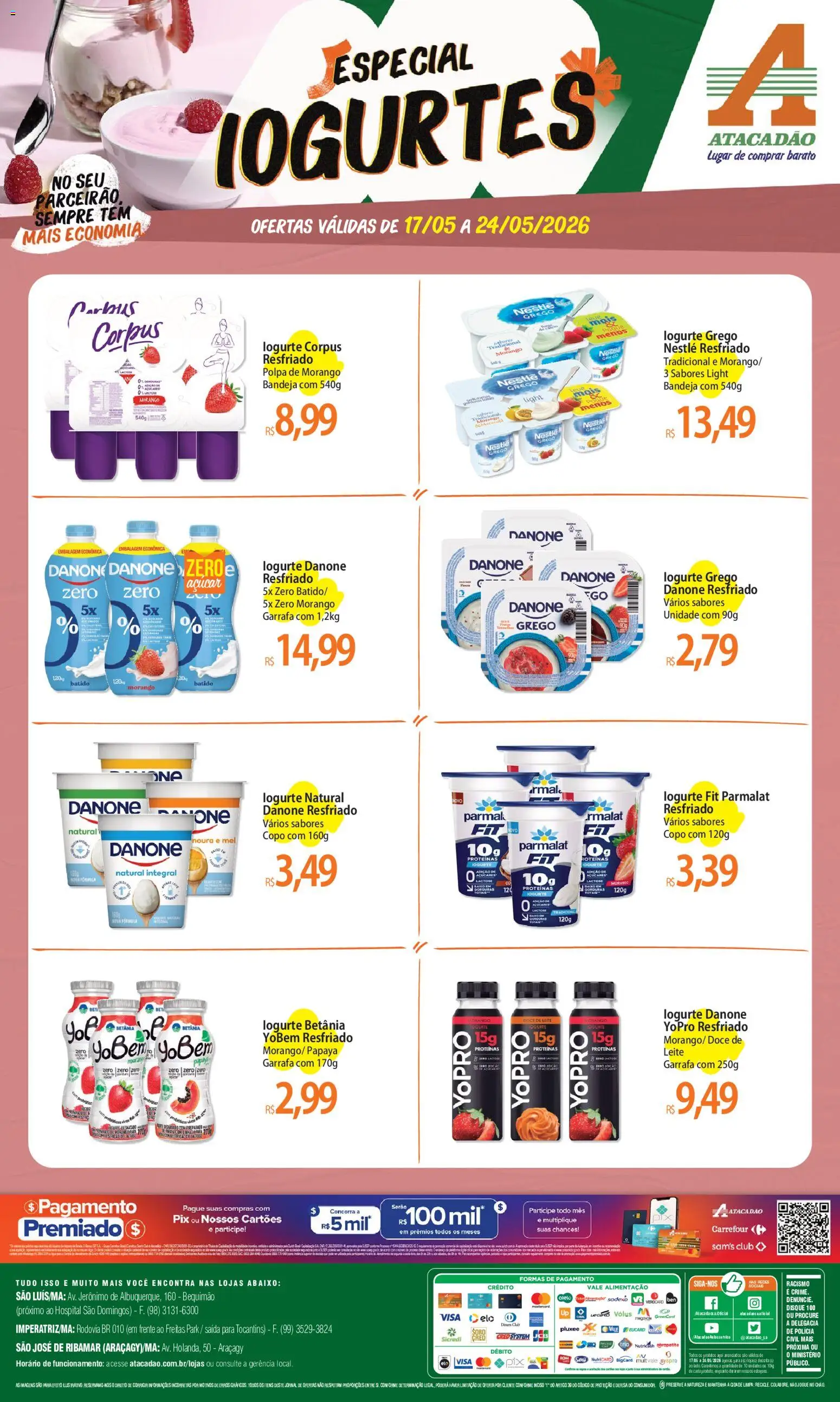 Pré-Visualização do folheto "Atacadão ofertas - MA" da loja Atacadão válido a partir de 17/05/2026