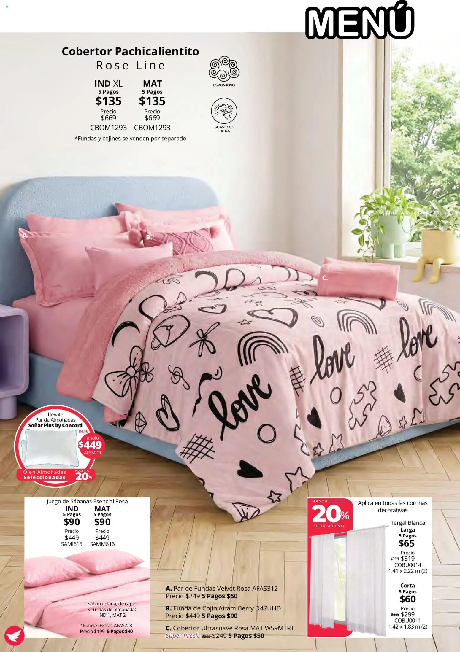 Vista previa las ofertas de la tienda Colchas Concord - Colchas Concord catálogo Colección Cobertor Calor de Hogar desde el 15/10/2026 