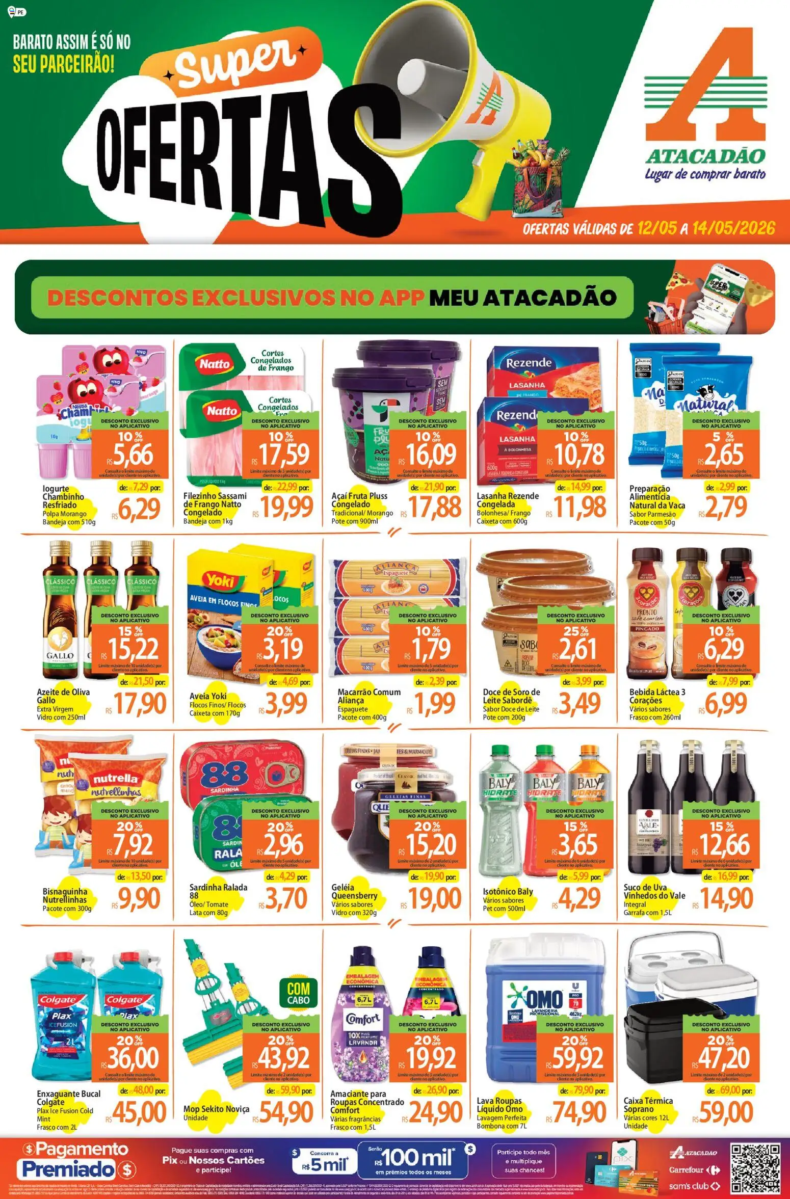 Pré-Visualização do folheto "Atacadão ofertas - PE" da loja Atacadão válido a partir de 12/05/2026