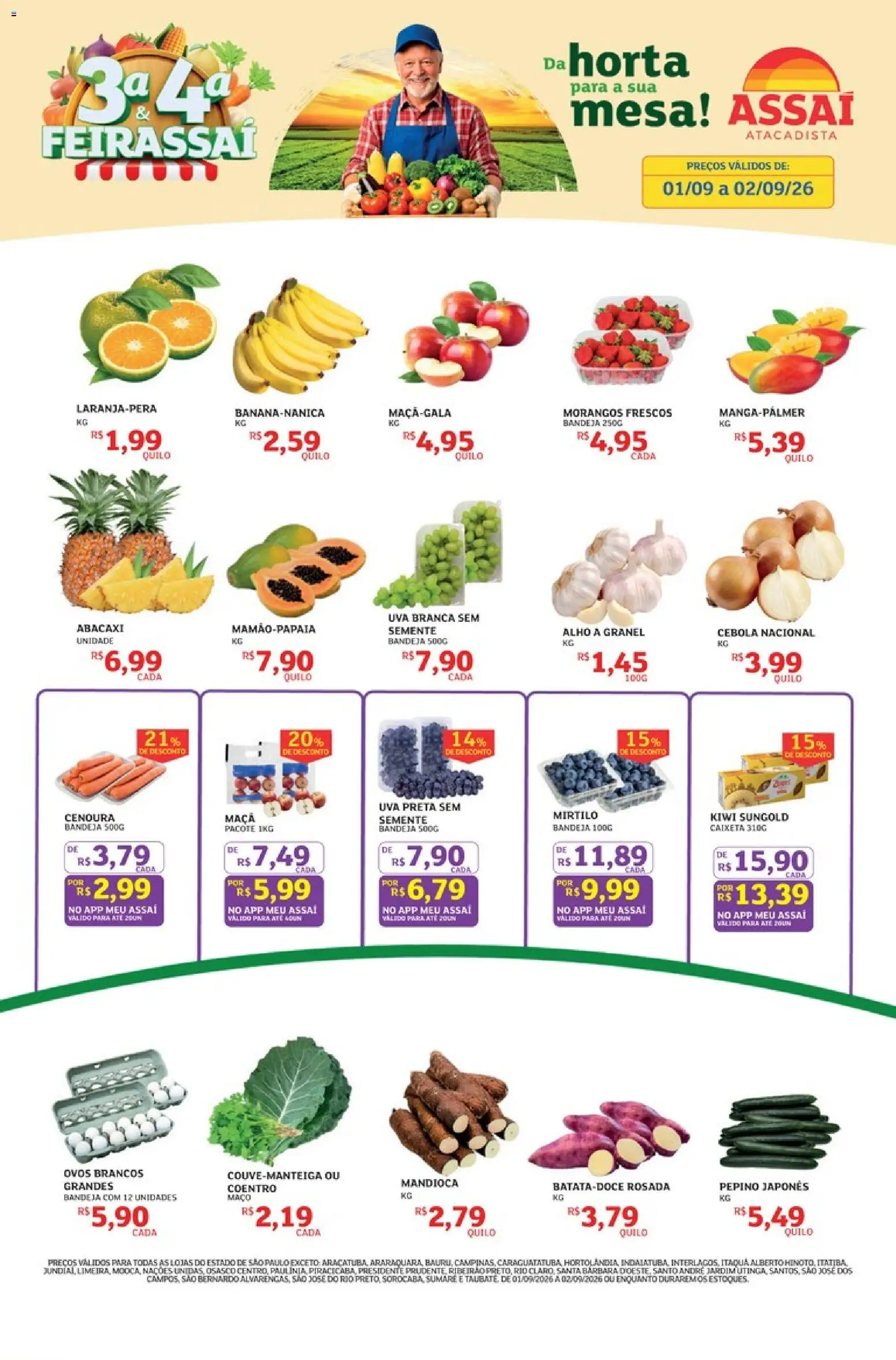 Pré-Visualização do folheto "Assaí Atacadista ofertas - SP" da loja Assaí Atacadista válido a partir de 01/09/2026