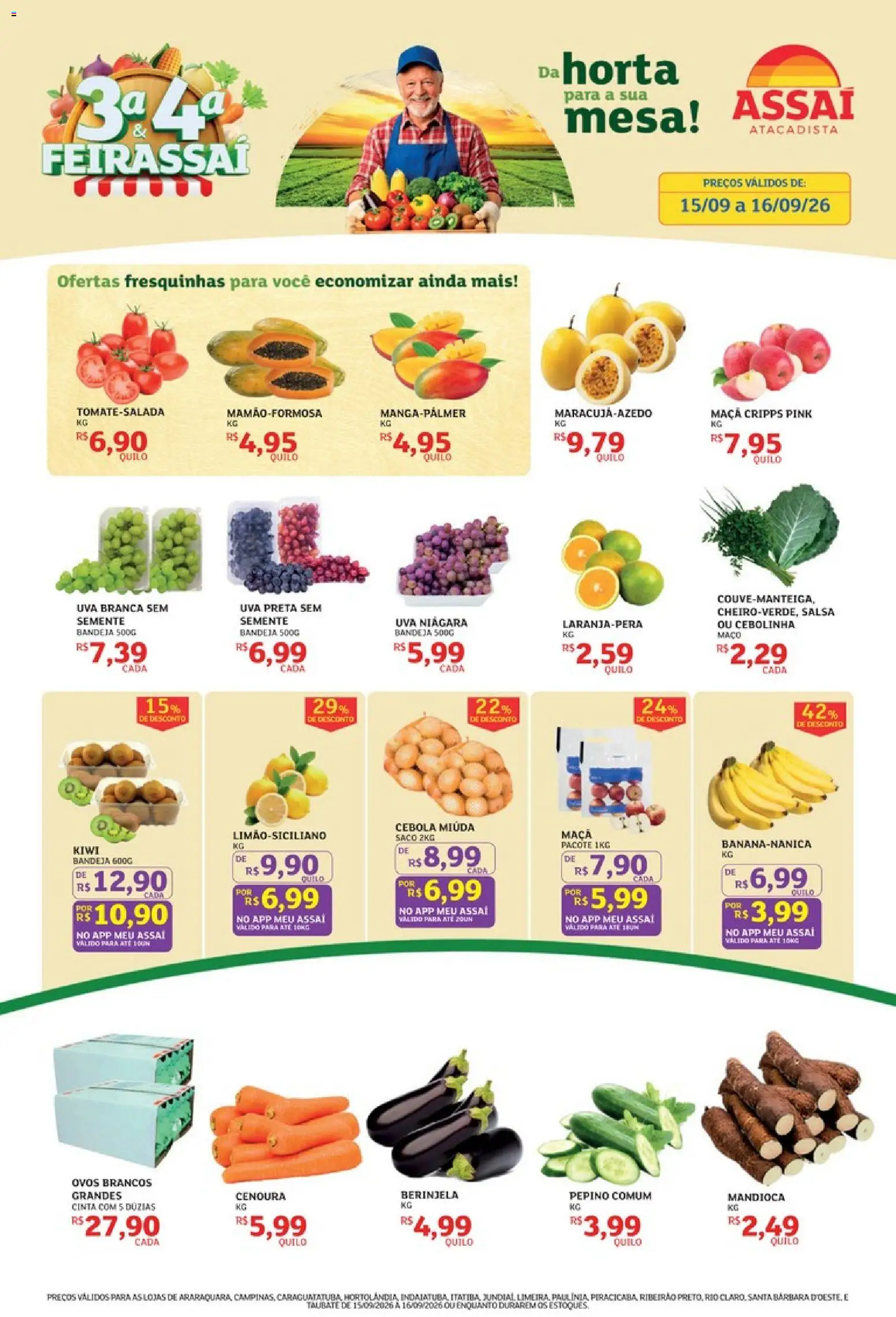 Pré-Visualização do folheto "Assaí Atacadista ofertas - SP" da loja Assaí Atacadista válido a partir de 15/09/2026
