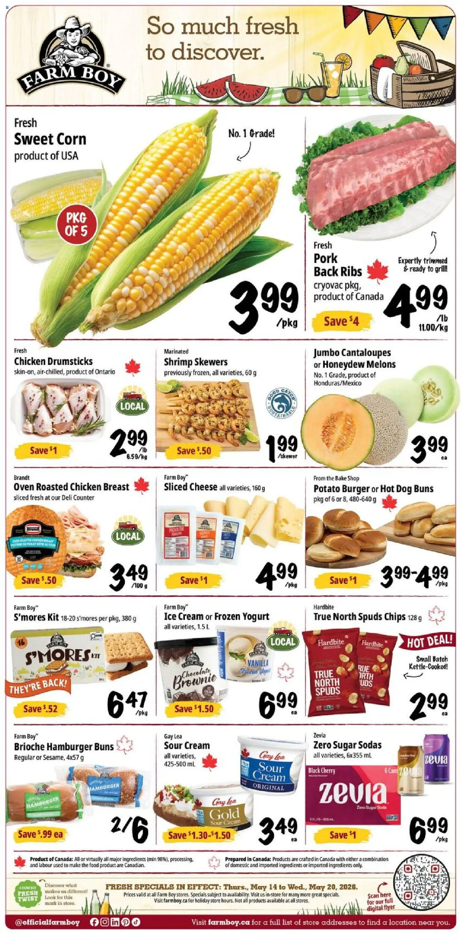 Preview of leaflet Farm Boy weekly flyer / circulaire from shop Farm Boy is valid from May 14, 2026