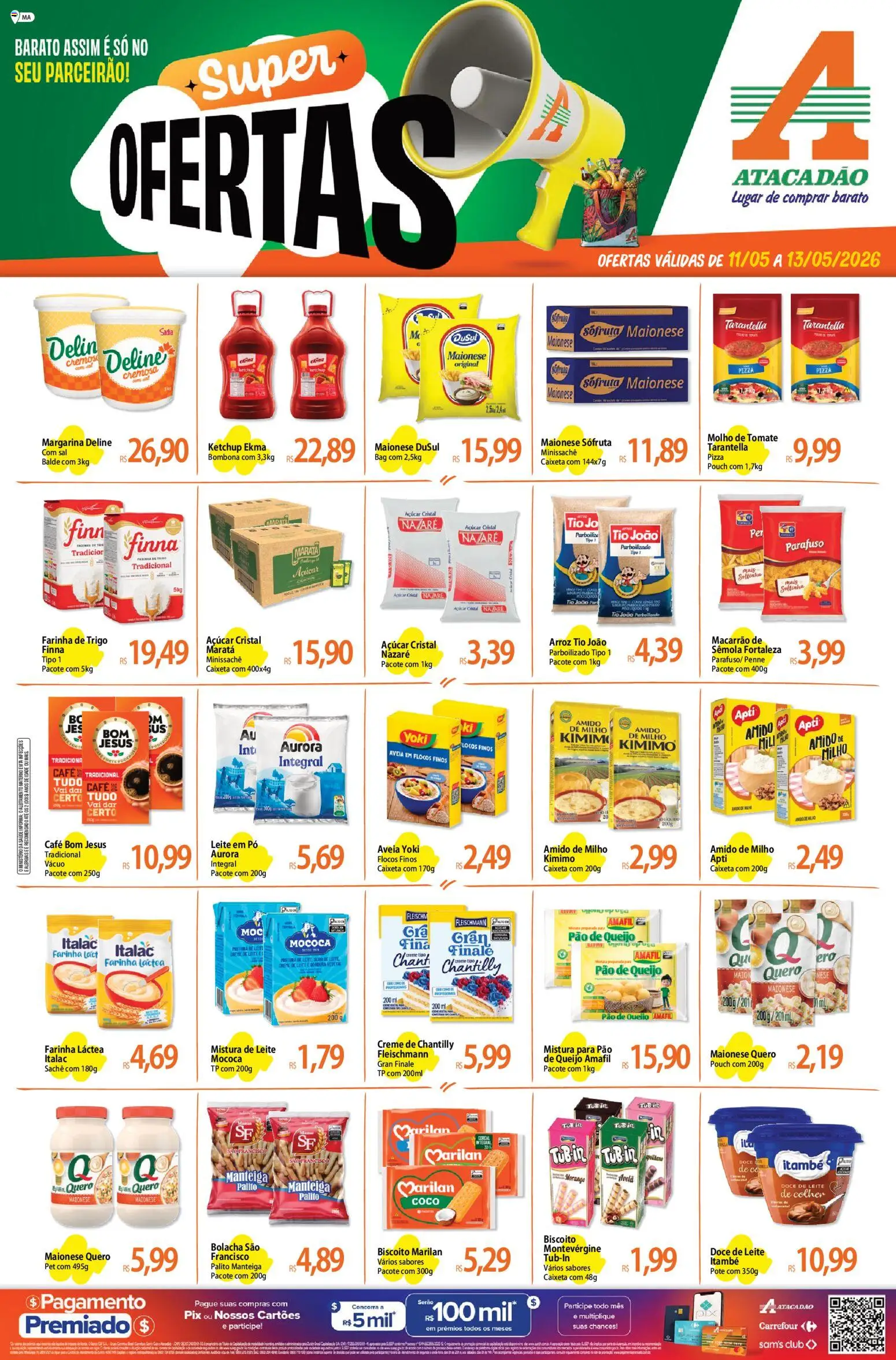 Pré-Visualização do folheto "Atacadão ofertas - MA" da loja Atacadão válido a partir de 11/05/2026