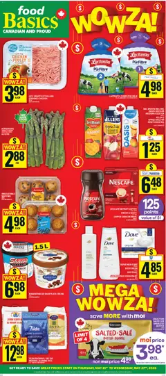 Preview of leaflet Food Basics weekly flyer / circulaire from shop Food Basics is valid from May 21, 2026