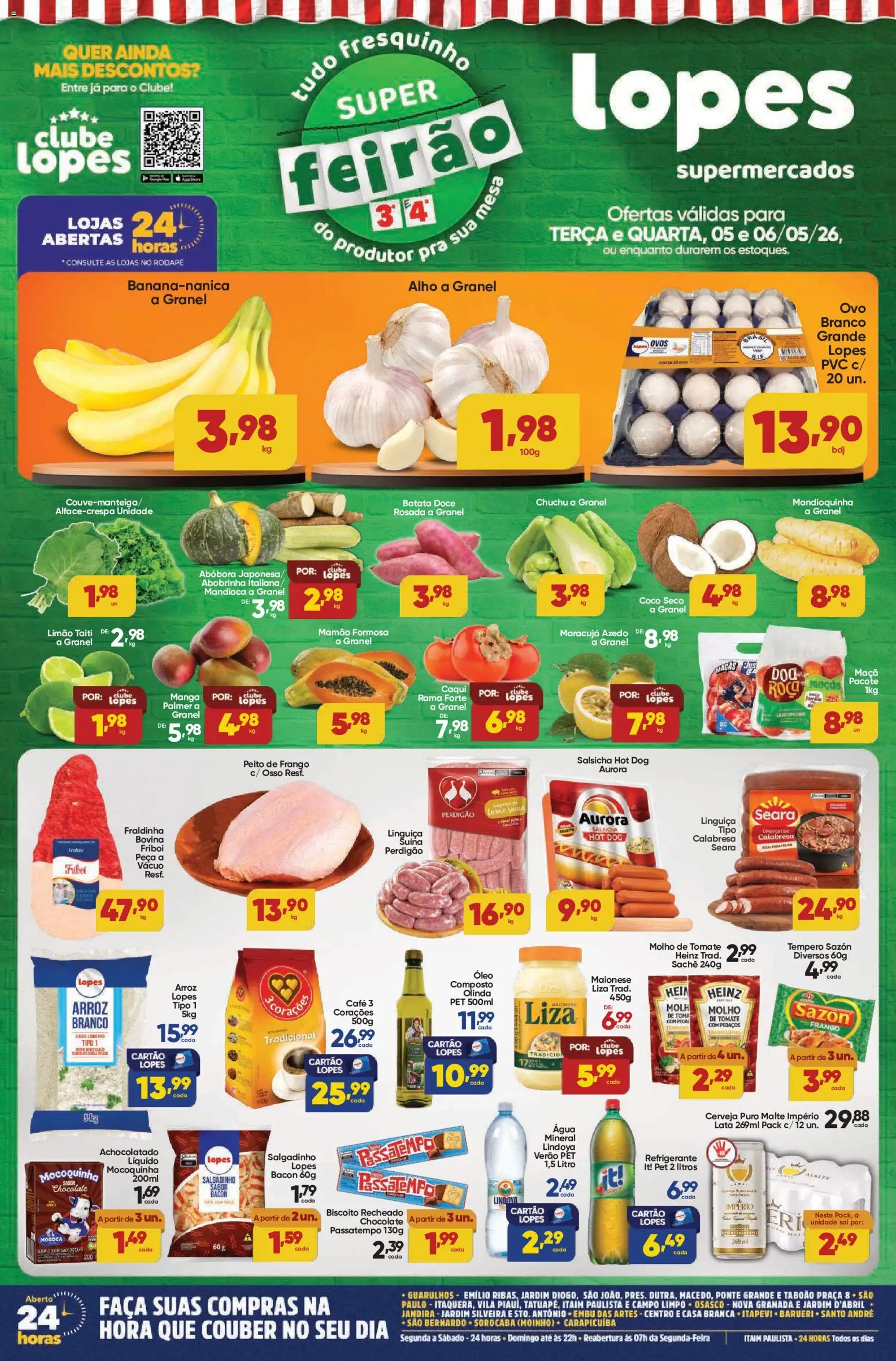 Pré-Visualização do folheto "Lopes Supermercados - Ofertas da semana" da loja Lopes Supermercados válido a partir de 05/05/2026