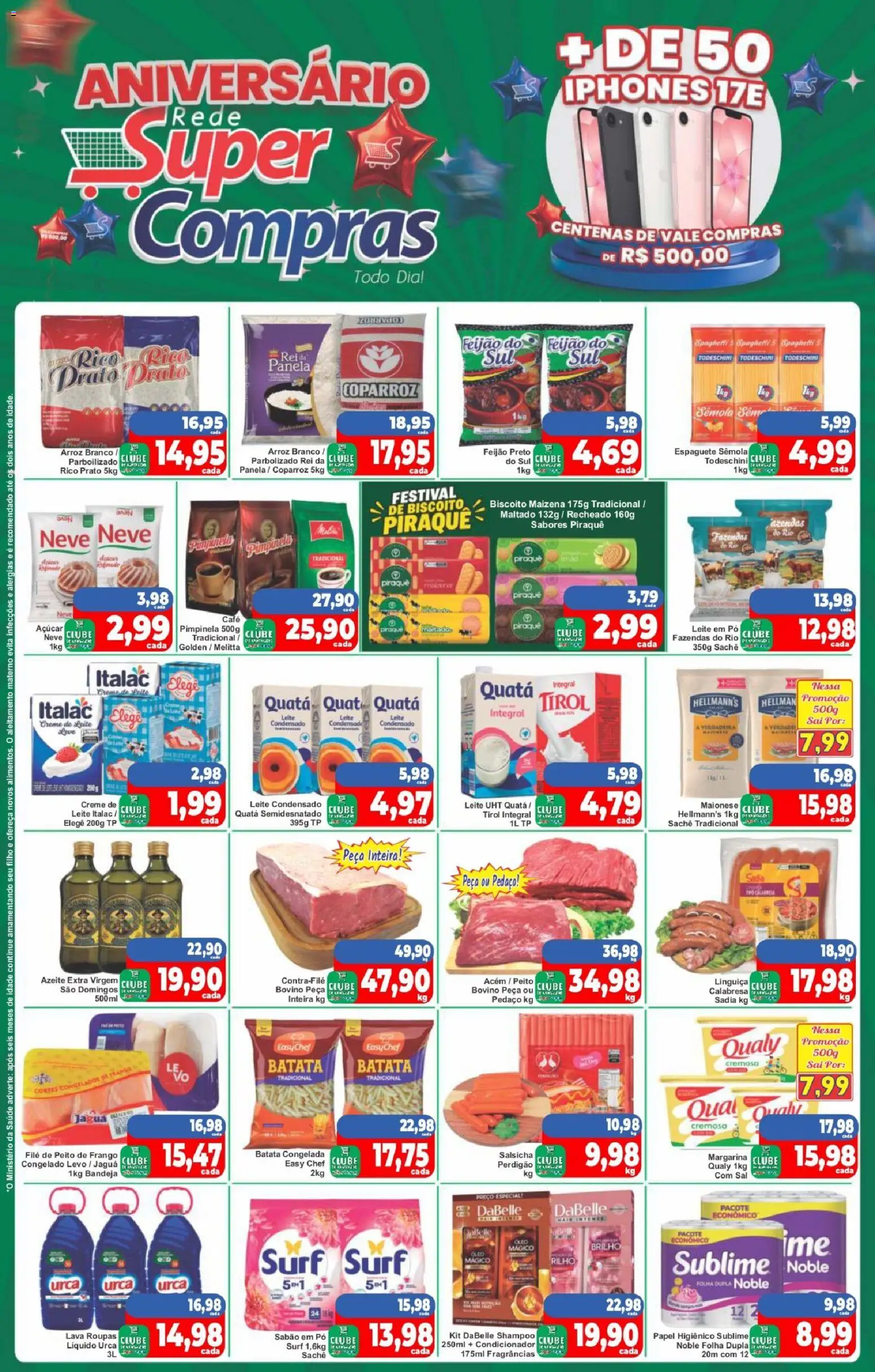 Pré-Visualização do folheto "Rede Super Compras - Ofertas da semana" da loja Rede Super Compras válido a partir de 29/08/2026