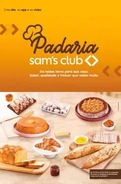 Pré-Visualização do folheto "Sam's Club ofertas Padaria" da loja Sam's Club válido a partir de 19/05/2026
