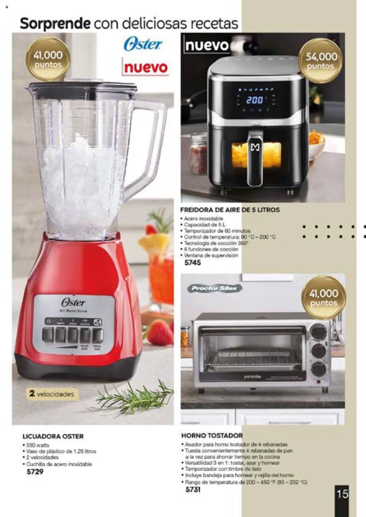 Vista previa las ofertas de la tienda Fuller - Catálogo Puntos desde el 13/06/2025 - Freidora de aire, Licuadora, Cocina, Asador, Horno, Freidora, Bandeja, Rejilla