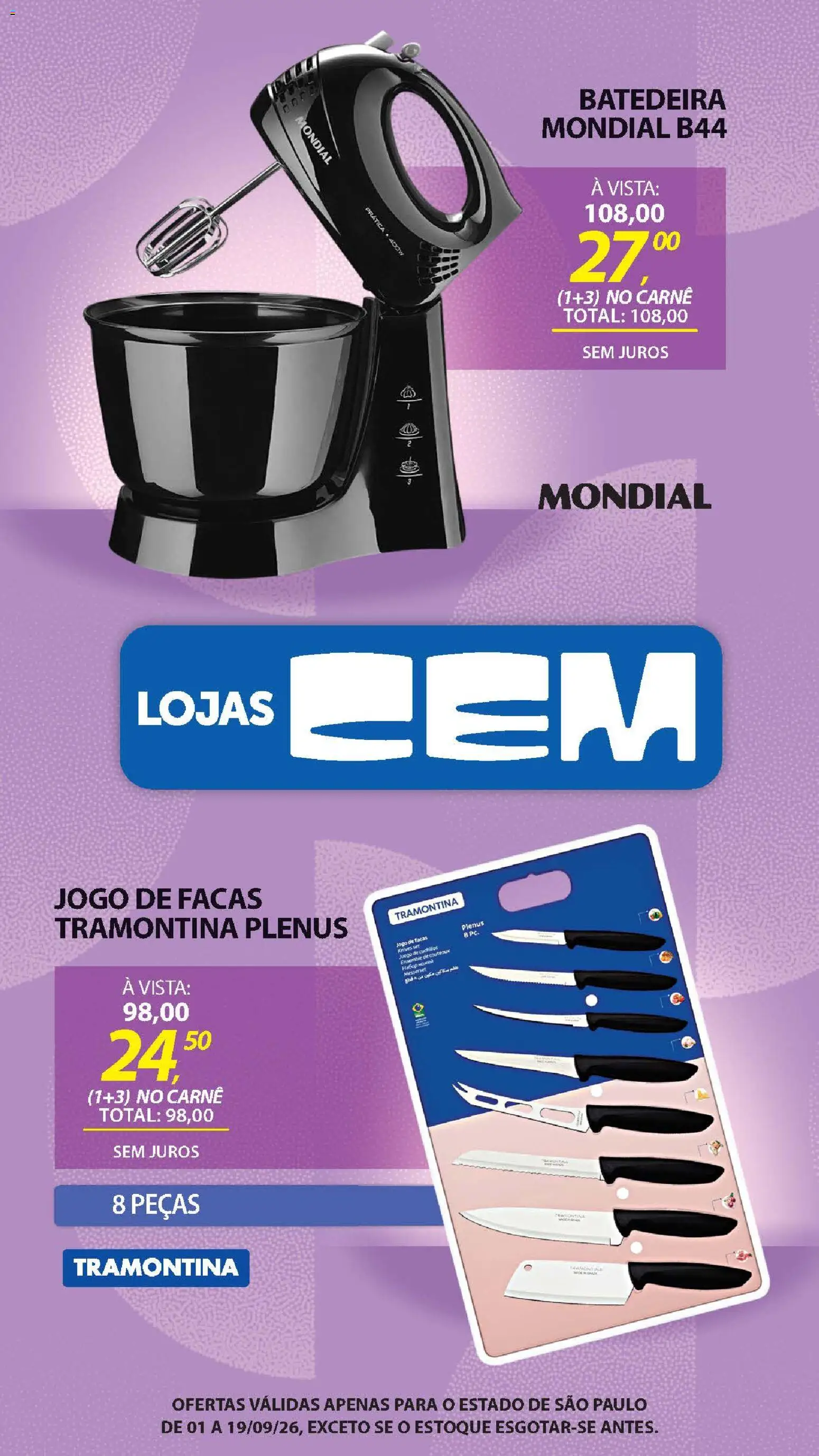 Ofertas Lojas Cem até 19/09/2026. - Página 97