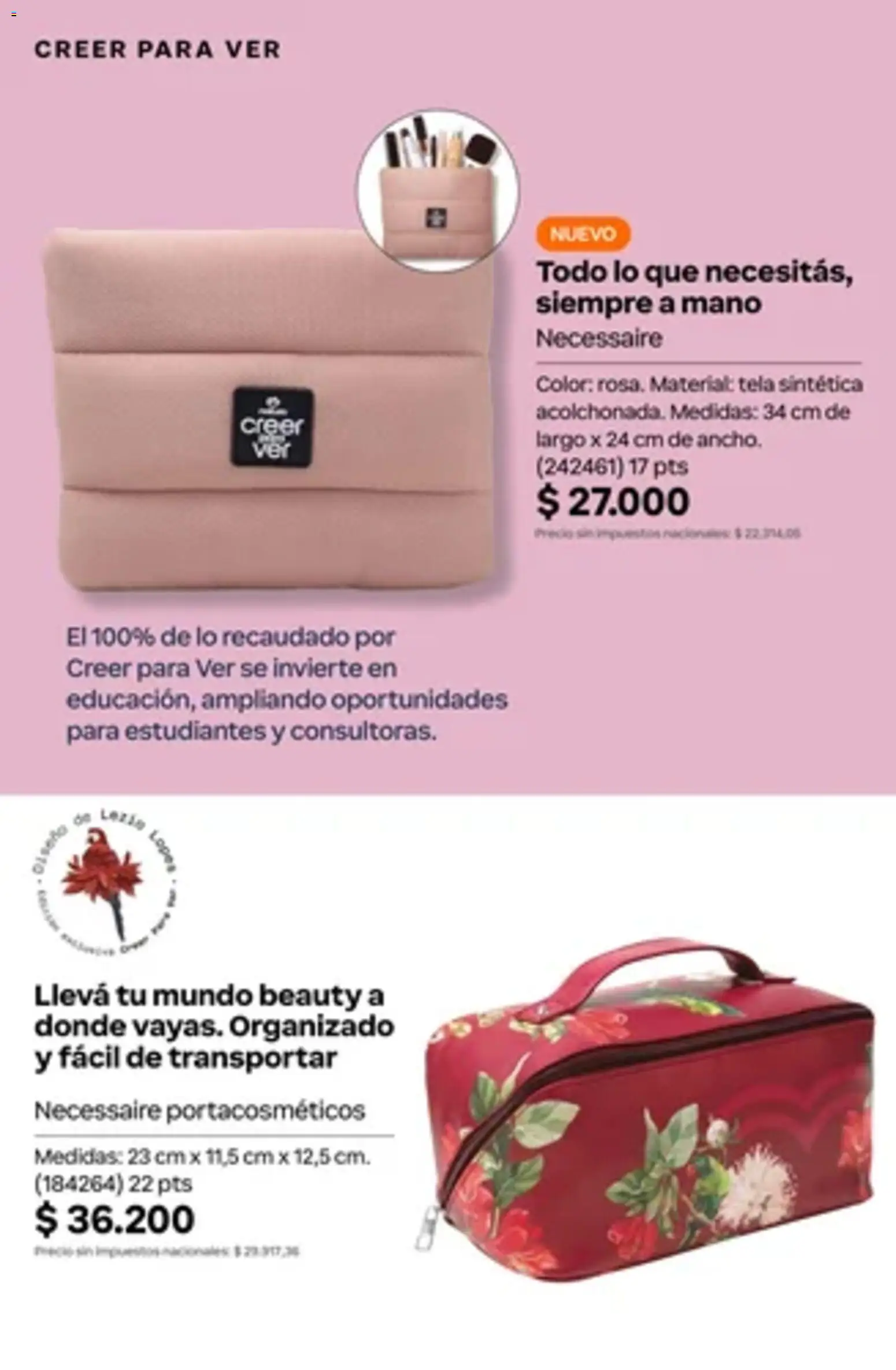Vista previa del folleto de la tienda Natura válido desde el 01/10/2026 - Portacosmeticos