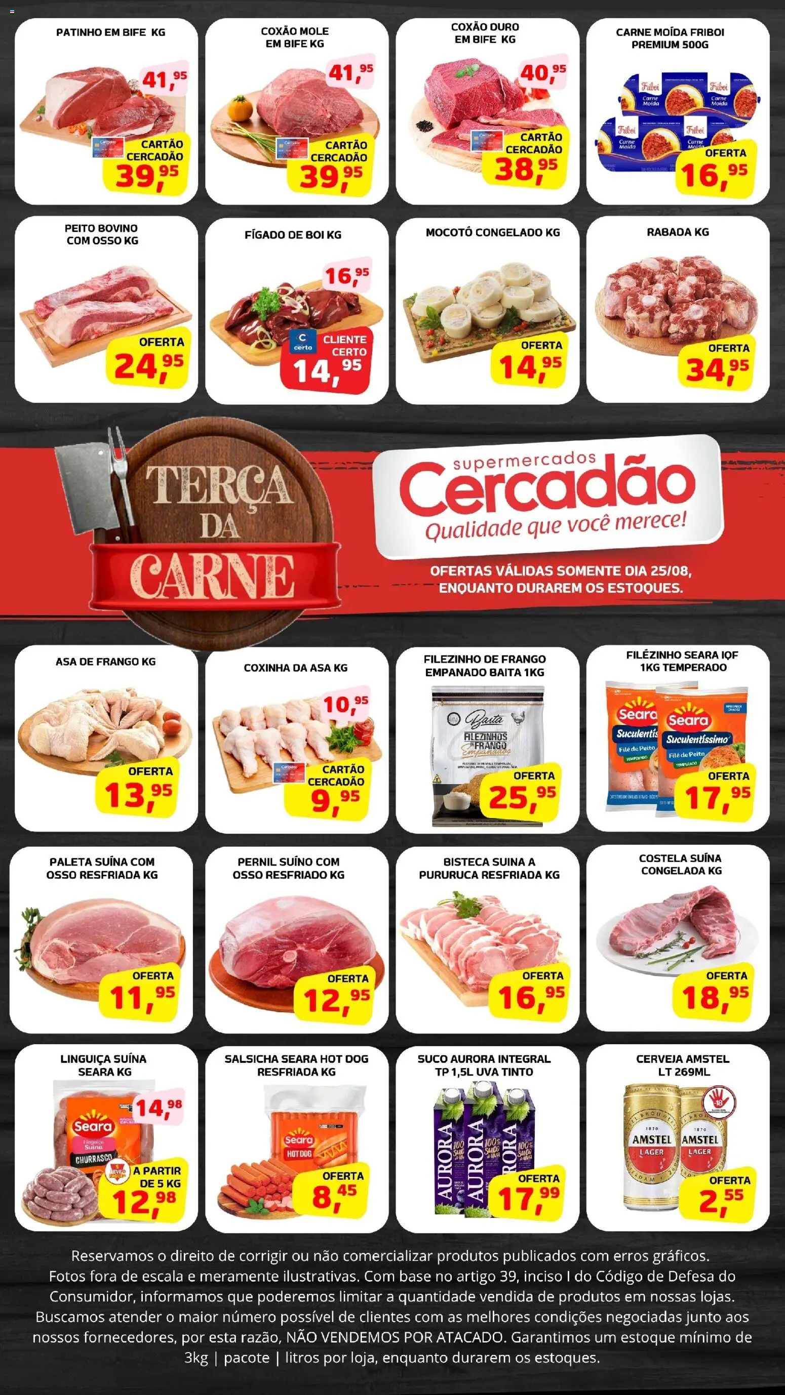 Pré-Visualização do folheto "Cercadão - Ofertas da semana" da loja Cercadão válido a partir de 25/08/2026