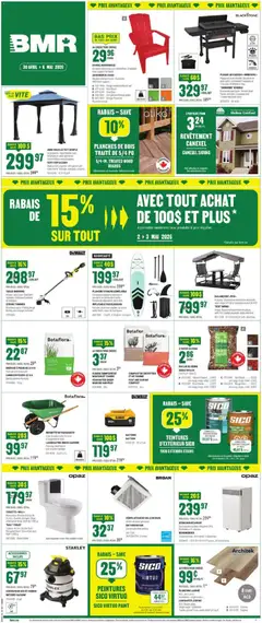 Preview of leaflet BMR weekly flyer / circulaire from shop BMR is valid from Apr 30, 2026