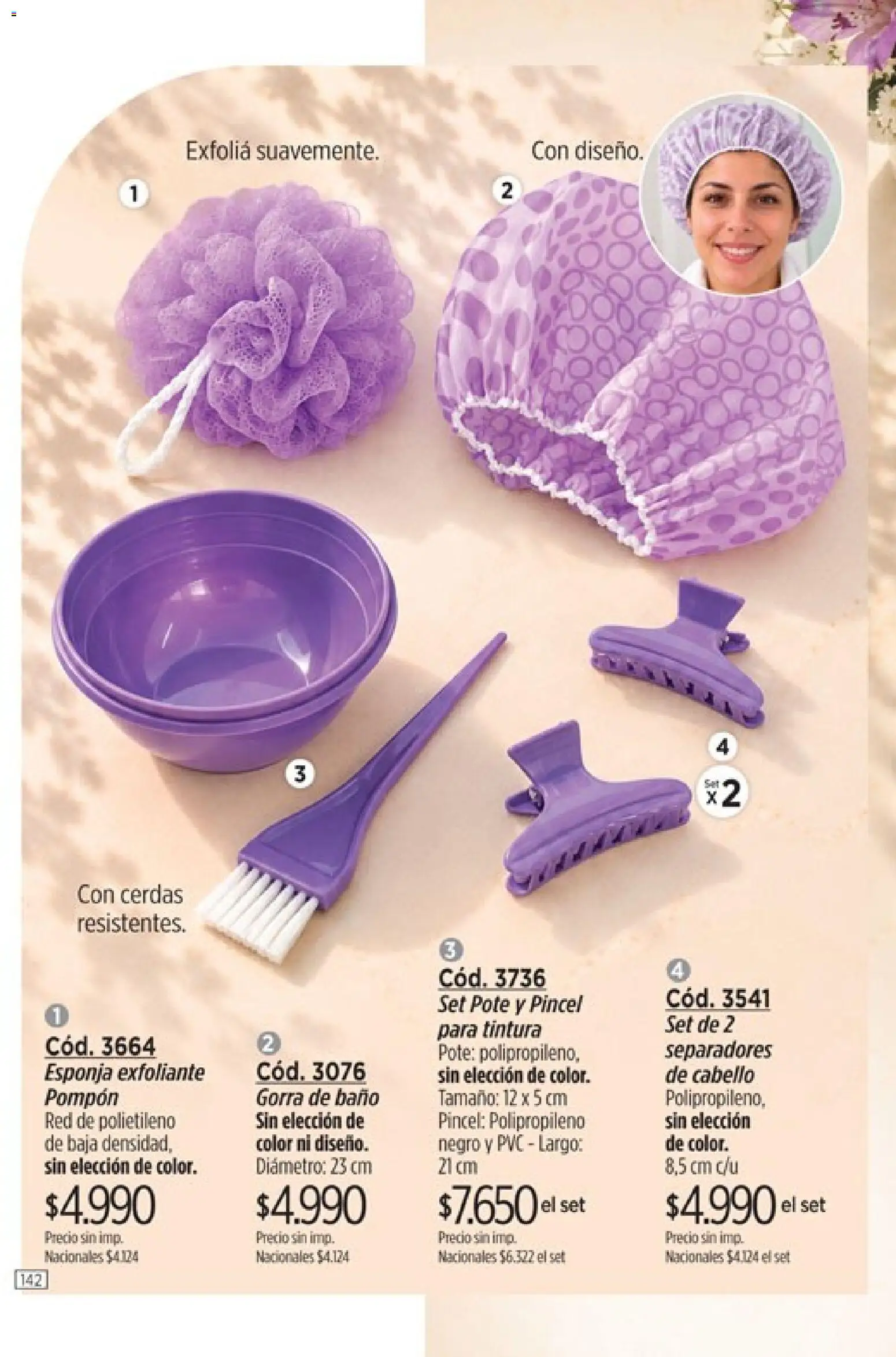 Vista previa del folleto de la tienda Amodil válido desde el 01/10/2026 - Gorra, Baño, Pincel, Tintura, Esponja, Exfoliante