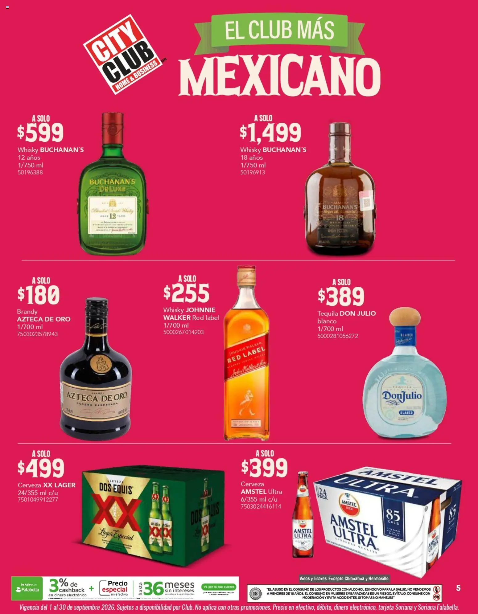 Vista previa las ofertas de la tienda City Club - City Club catálogo desde el 01/09/2026 