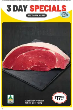Preview of catalogue IGA 3 Day Specials QLD from shop IGA valid 12/06/2026