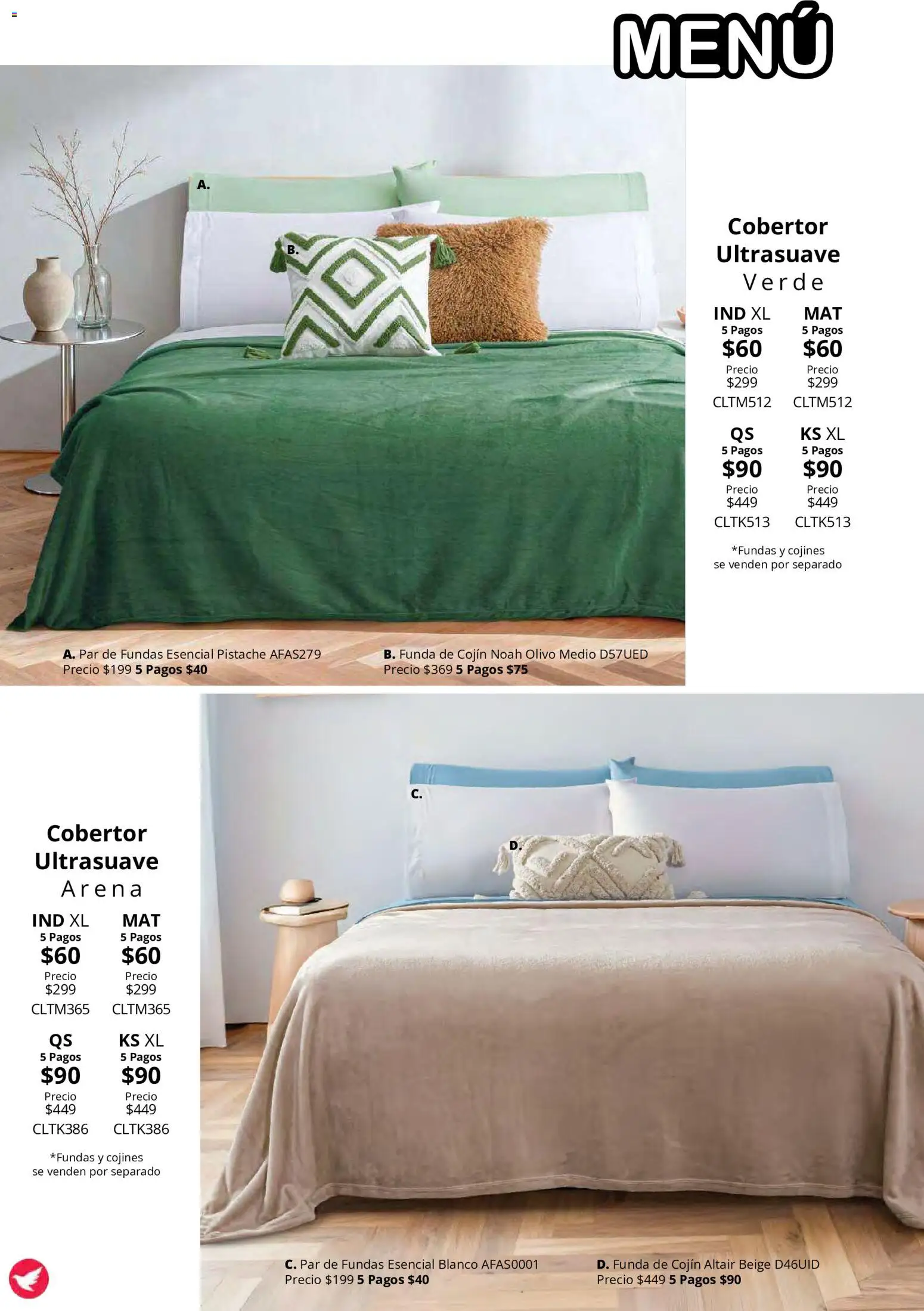 Vista previa las ofertas de la tienda Colchas Concord - Colchas Concord catálogo Colección Cobertor Calor de Hogar desde el 15/10/2026 