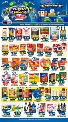 Pré-Visualização do folheto "Bramil Supermercados - Ofertas da semana" da loja Bramil Supermercados válido a partir de 15/06/2026