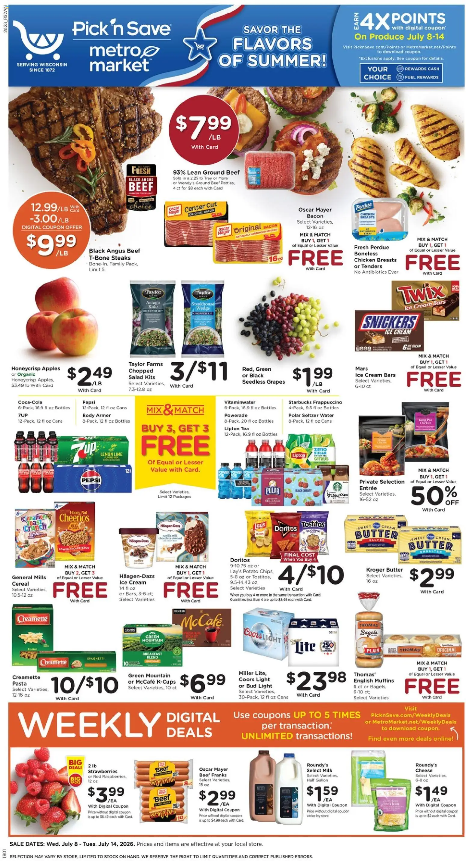 Ad Preview of Pick ‘n Save Pick ‘n Save Weekly Ad from 07/08/2026
