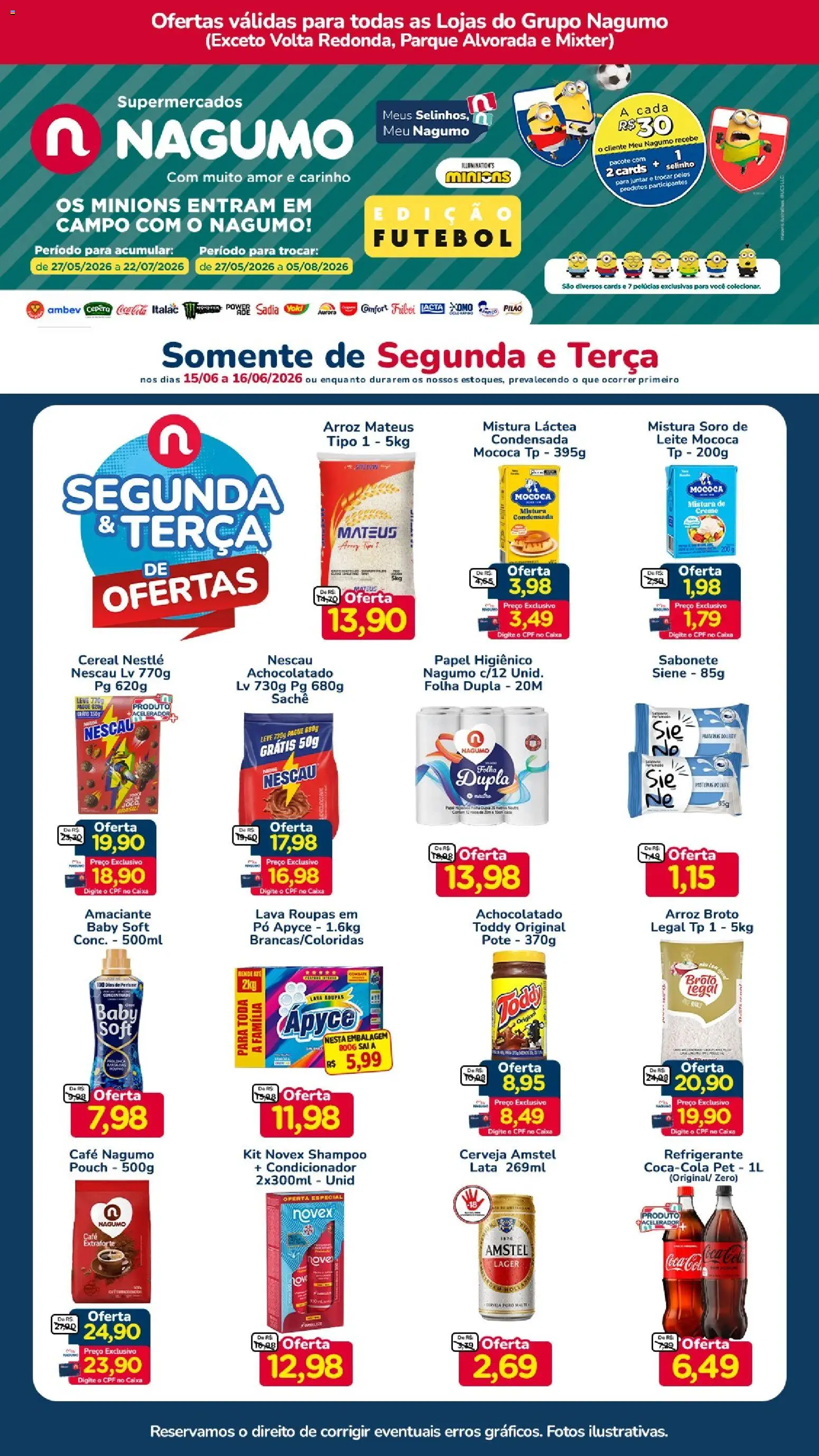Pré-Visualização do folheto "Nagumo ofertas Segunda e Terça" da loja Nagumo válido a partir de 15/06/2026