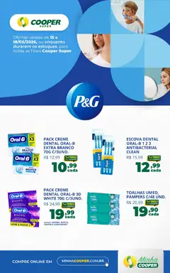 Pré-Visualização do folheto "Cooper ofertas Especial P&G" da loja Cooper válido a partir de 15/05/2026