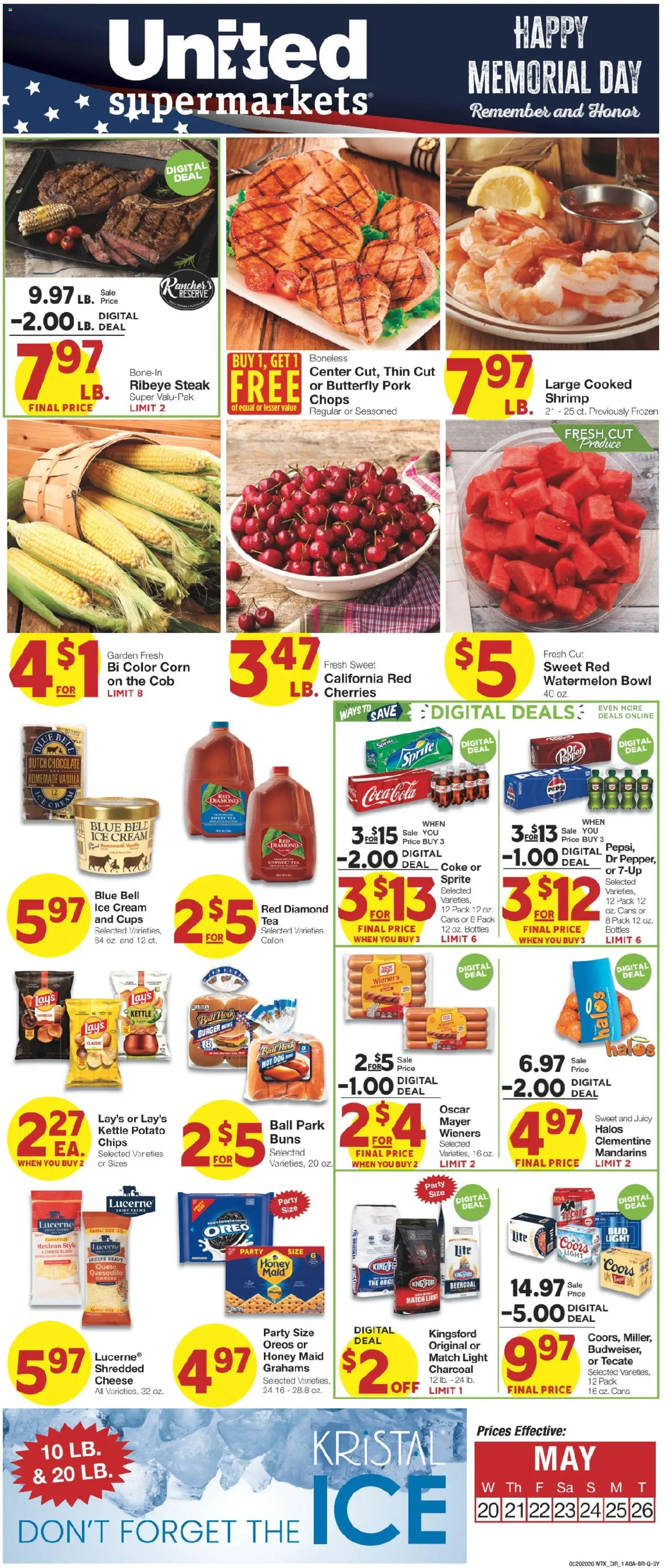 Ad Preview of United Supermarkets United Supermarkets Weekly Ad from 05/20/2026