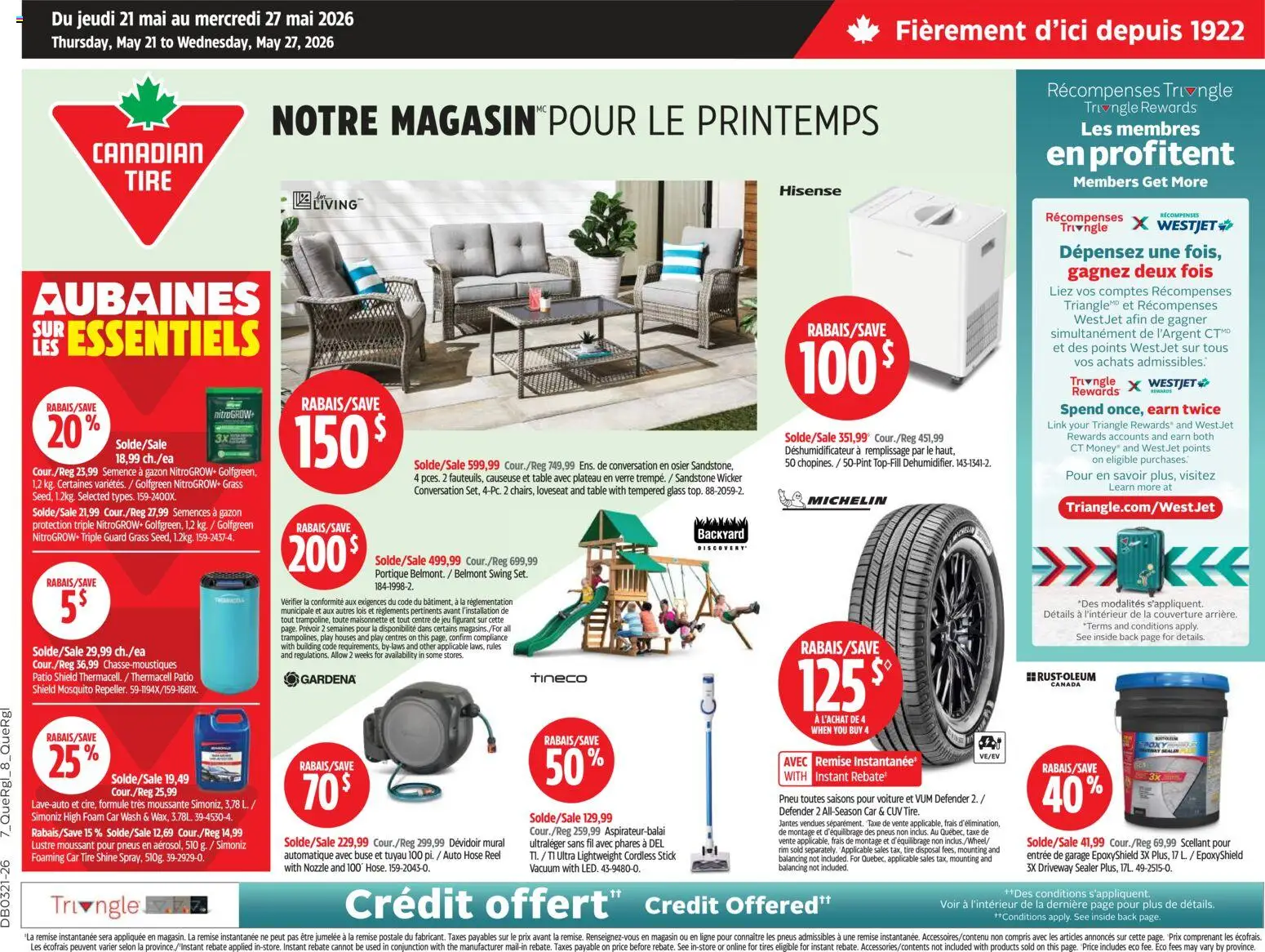 Preview of leaflet Canadian Tire circulaire from shop Canadian Tire is valid from May 21, 2026