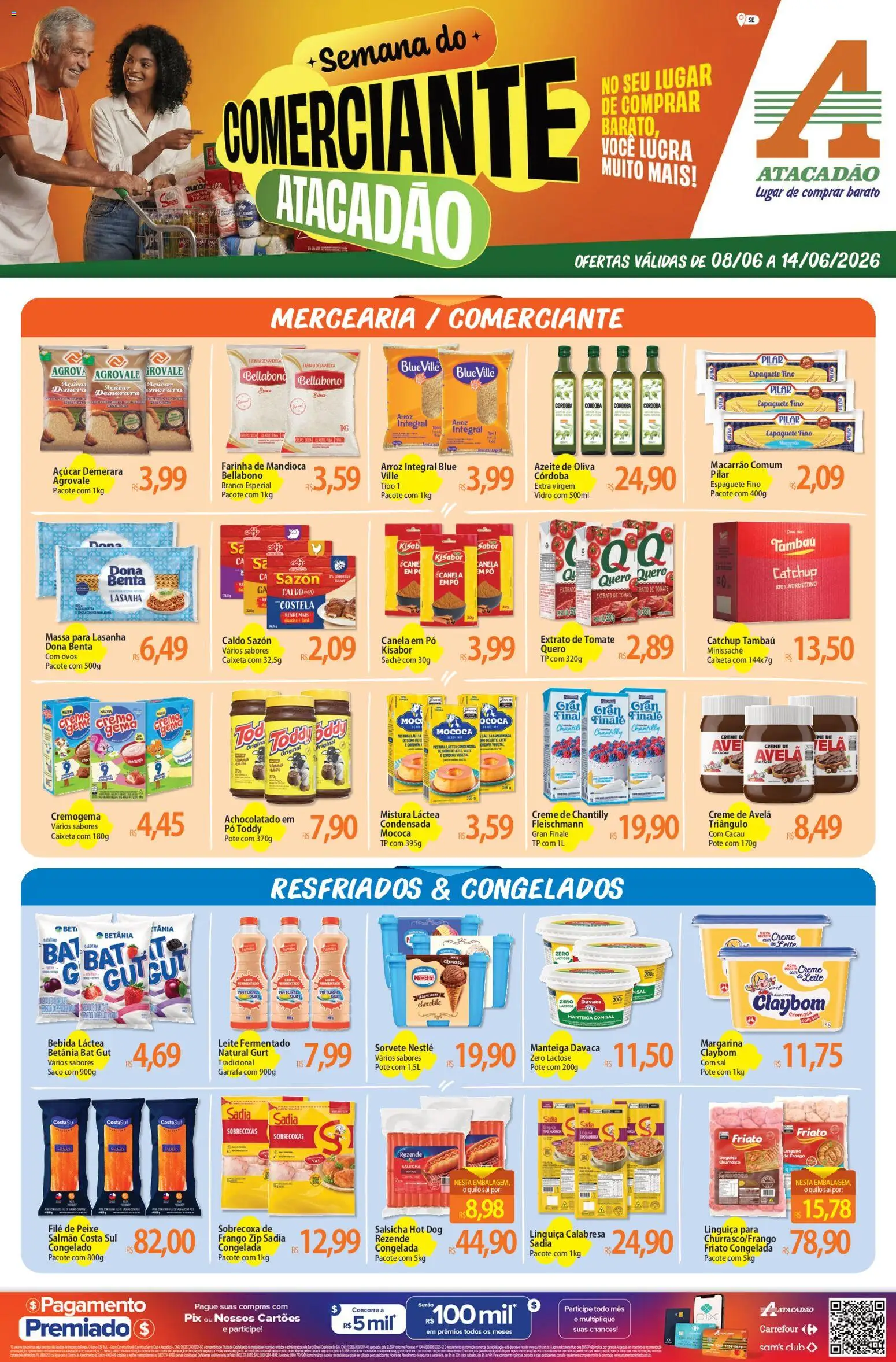 Pré-Visualização do folheto "Atacadão - Ofertas da semana" da loja Atacadão válido a partir de 08/06/2026