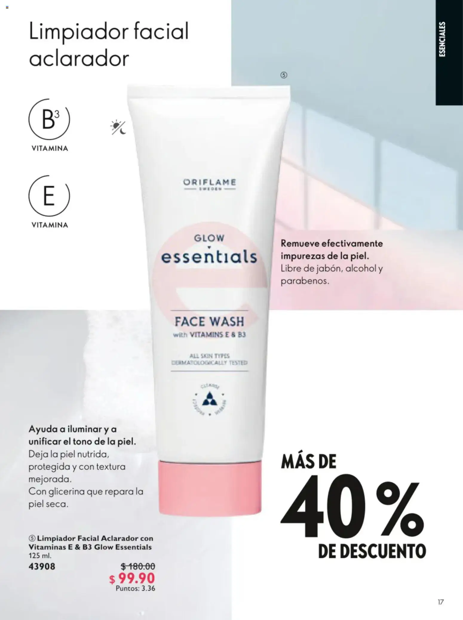 Vista previa las ofertas de la tienda Oriflame - Oriflame campaña 9 2026 desde el 20/06/2026 - Vitaminas, Alcohol, Limpiador facial, Limpiador