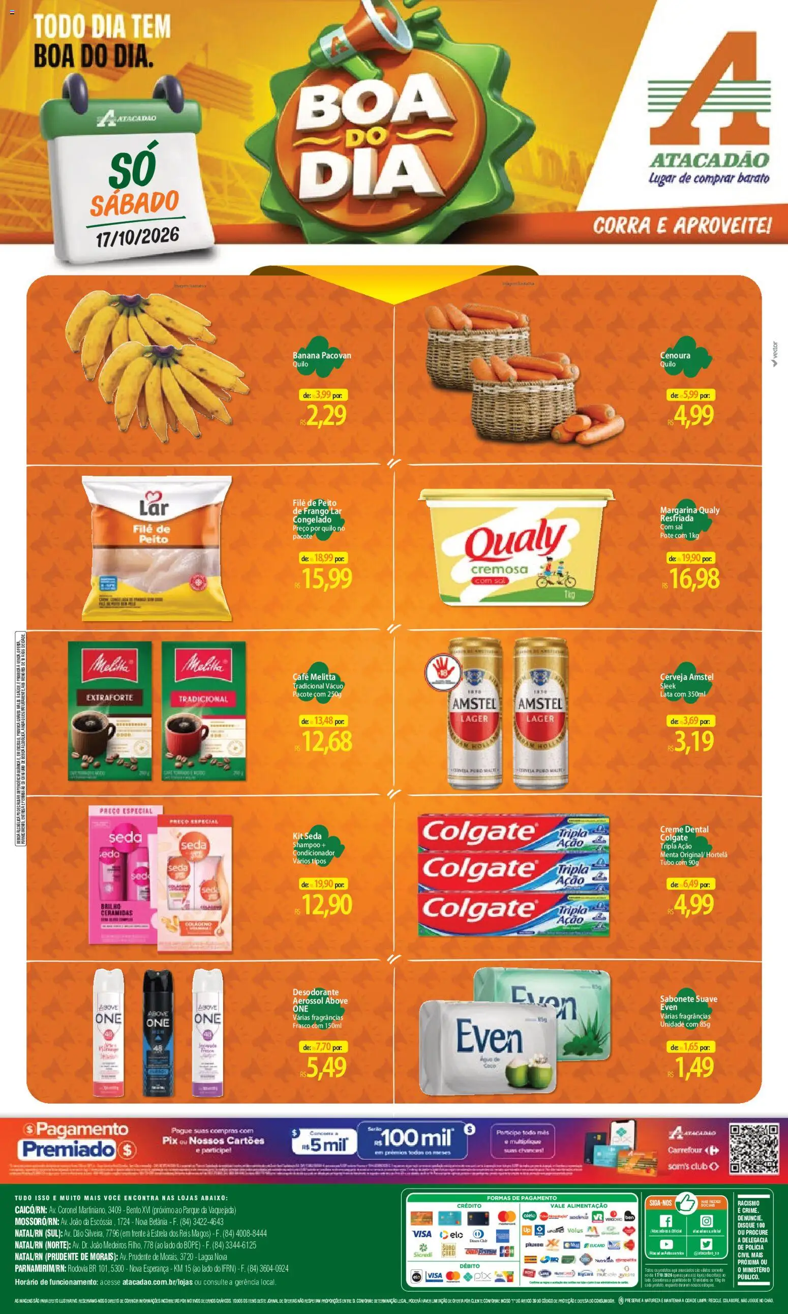 Pré-Visualização do folheto "Atacadão ofertas - RN" da loja Atacadão válido a partir de 17/10/2026