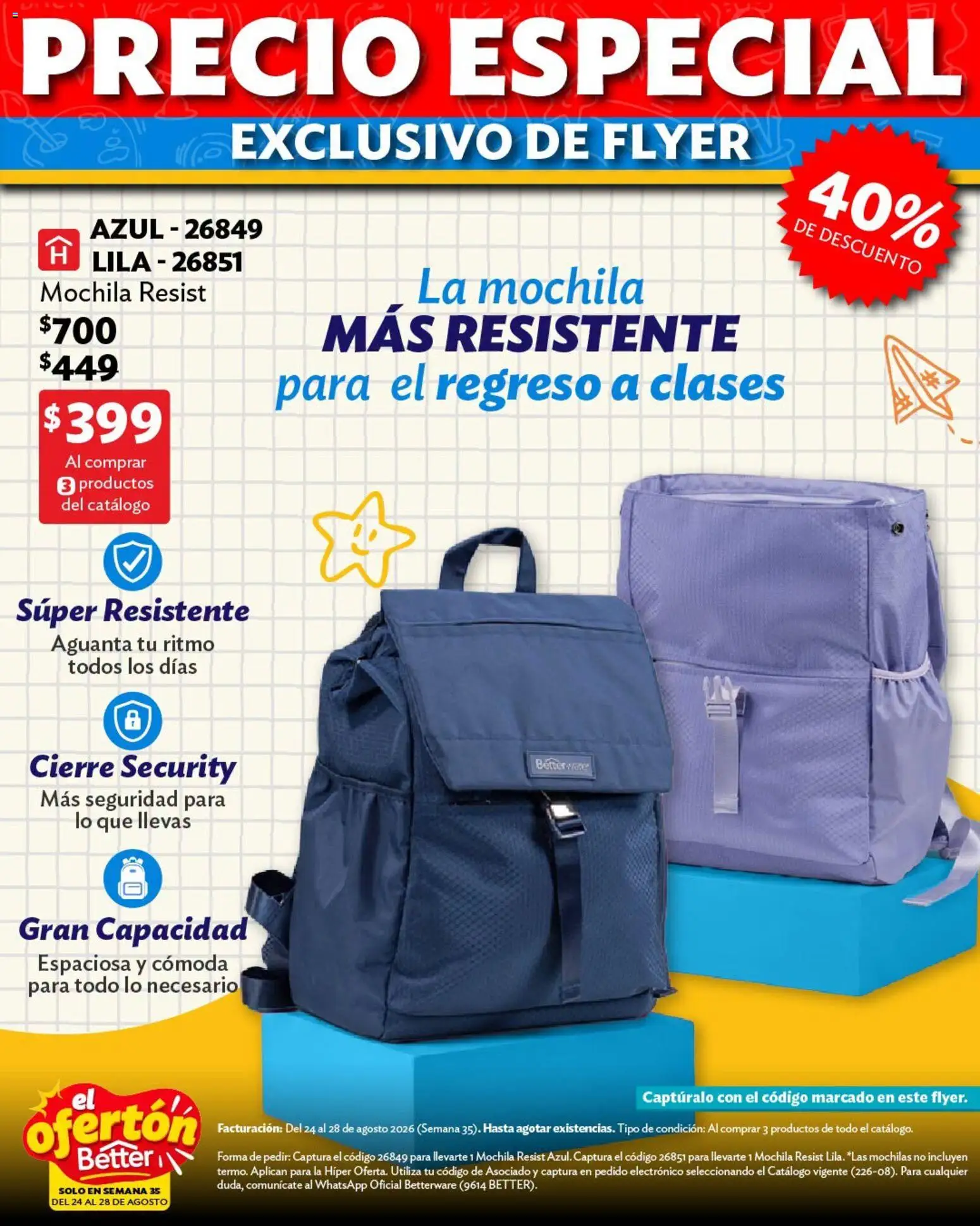 Vista previa las ofertas de la tienda Betterware - Betterware catálogo El Ofertón desde el 24/08/2026 