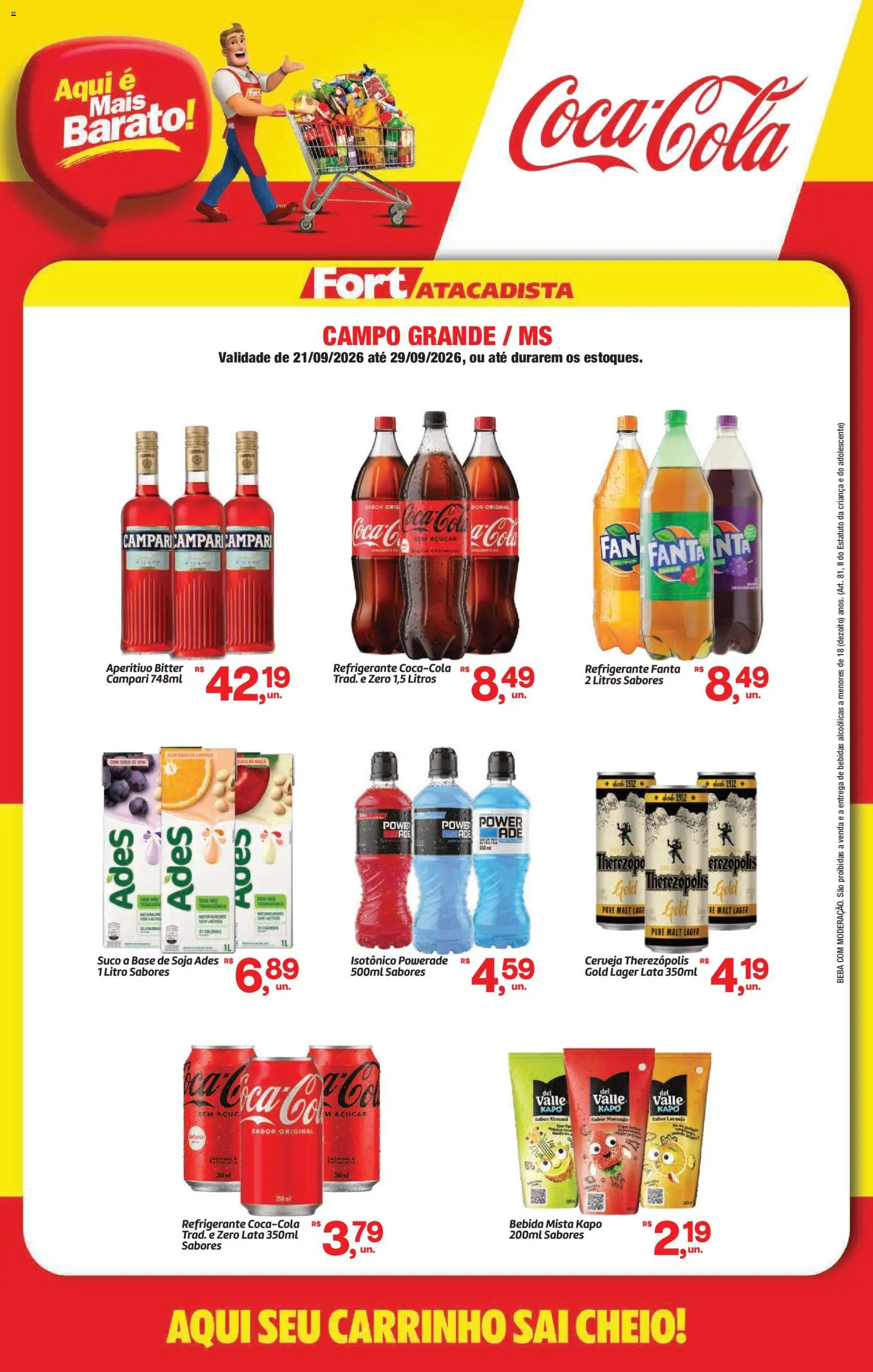Pré-Visualização do folheto "Fort Atacadista ofertas Coca-Cola" da loja Fort Atacadista válido a partir de 21/09/2026