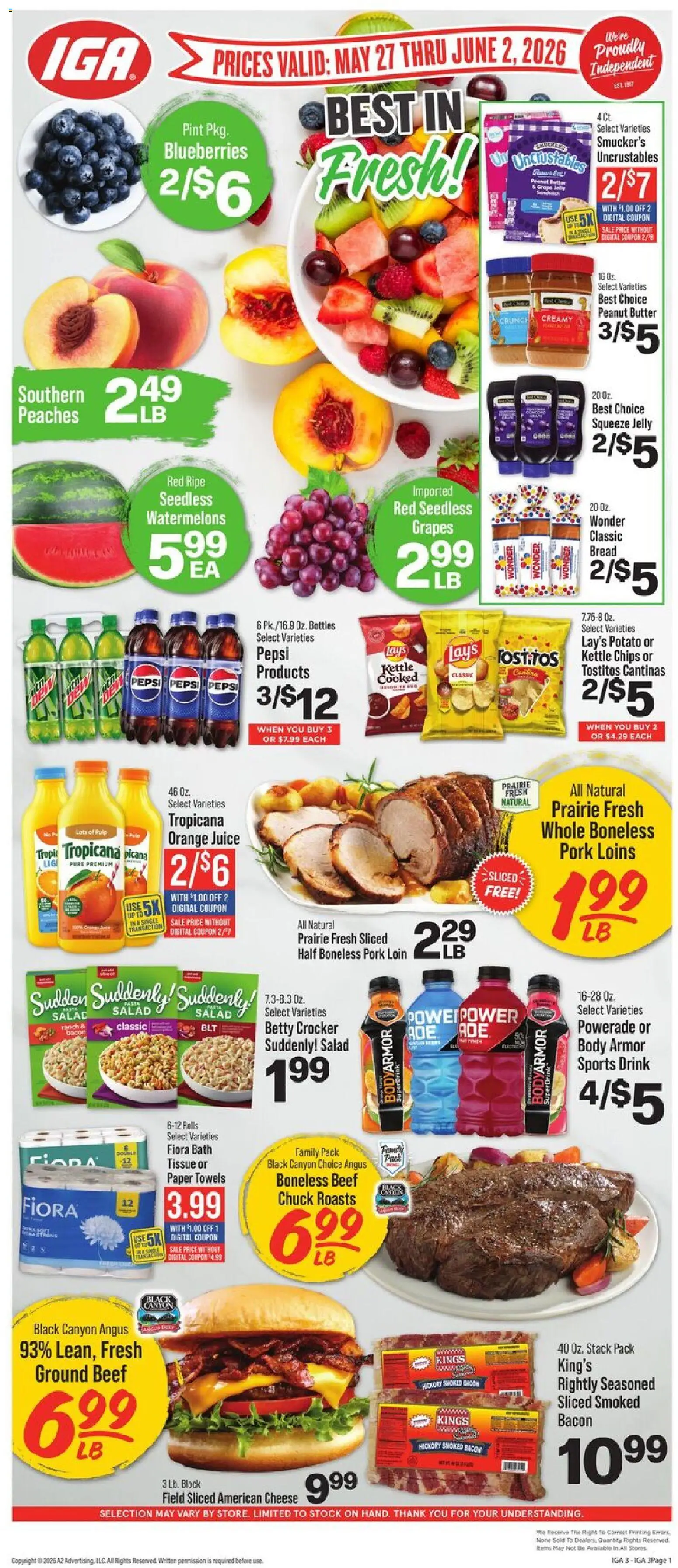Ad Preview of IGA IGA Weekly Ad from 05/27/2026