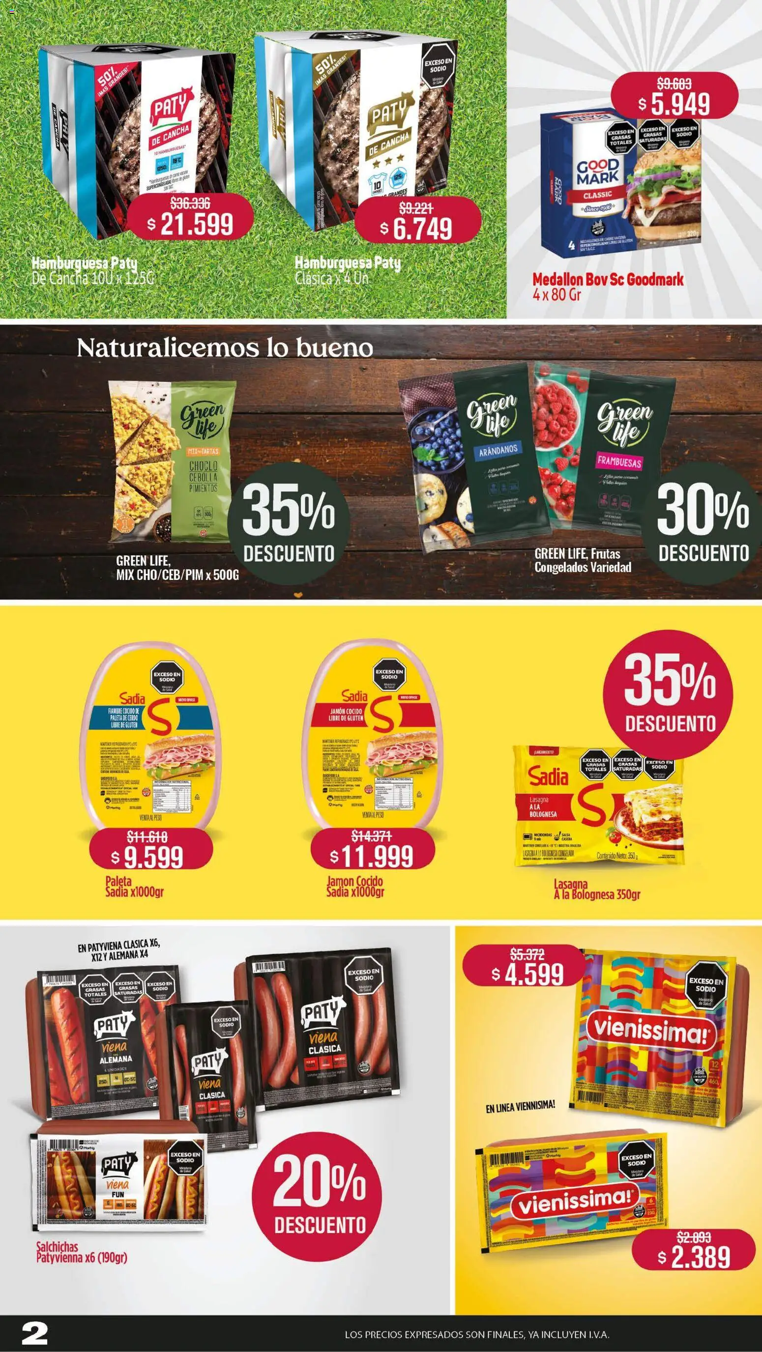 Vista previa del folleto de la tienda Makro válido desde el 06/08/2026 - Peso, Arándanos, Cerdo, Cebolla, Choclo, Jamón cocido, Jamón, Paleta de cerdo