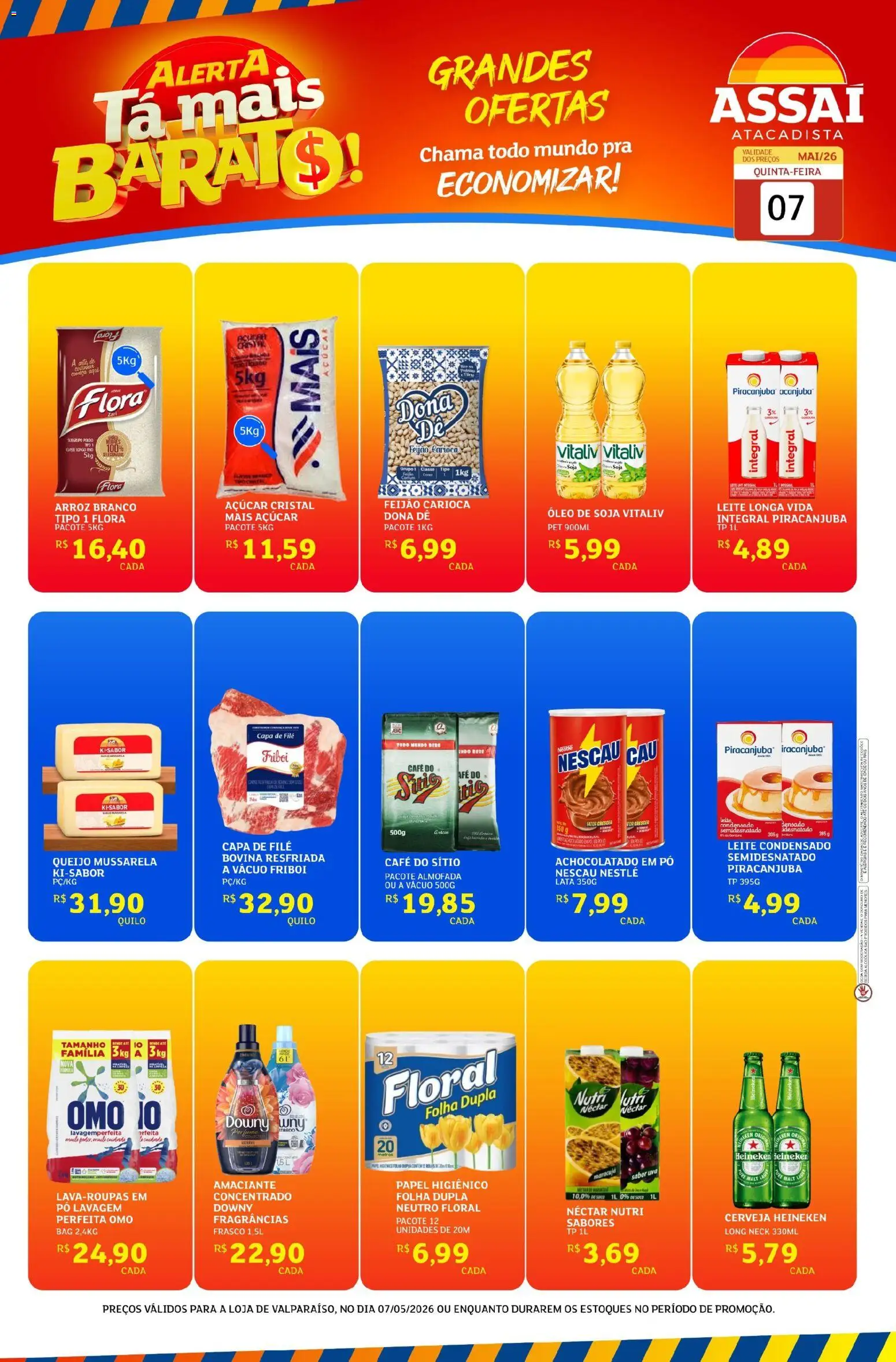 Pré-Visualização do folheto "Assaí Atacadista ofertas - GO" da loja Assaí Atacadista válido a partir de 07/05/2026