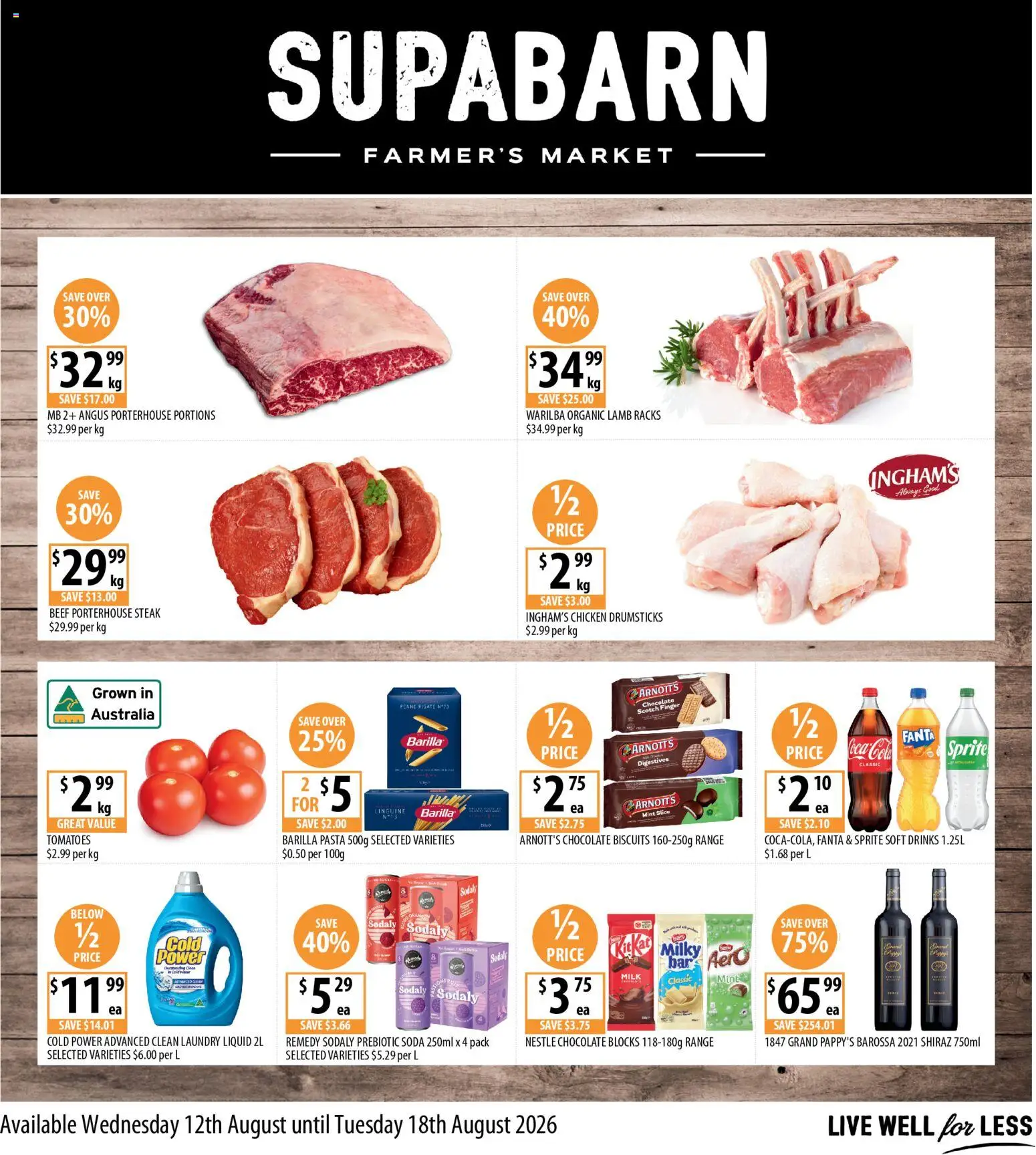 Preview of catalogue Supabarn catalogue from shop Supabarn valid 12/08/2026